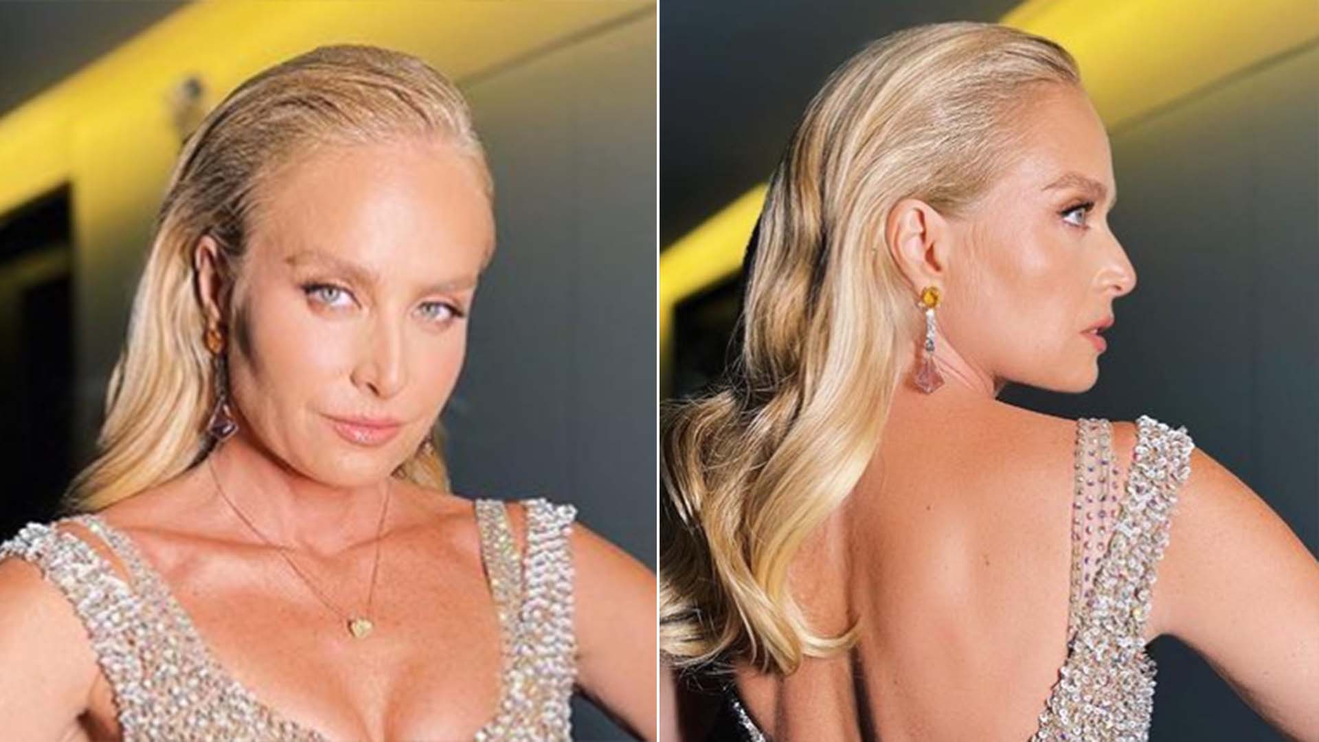 Angélica exibe detalhes do look poderoso que usou no Criança Esperança