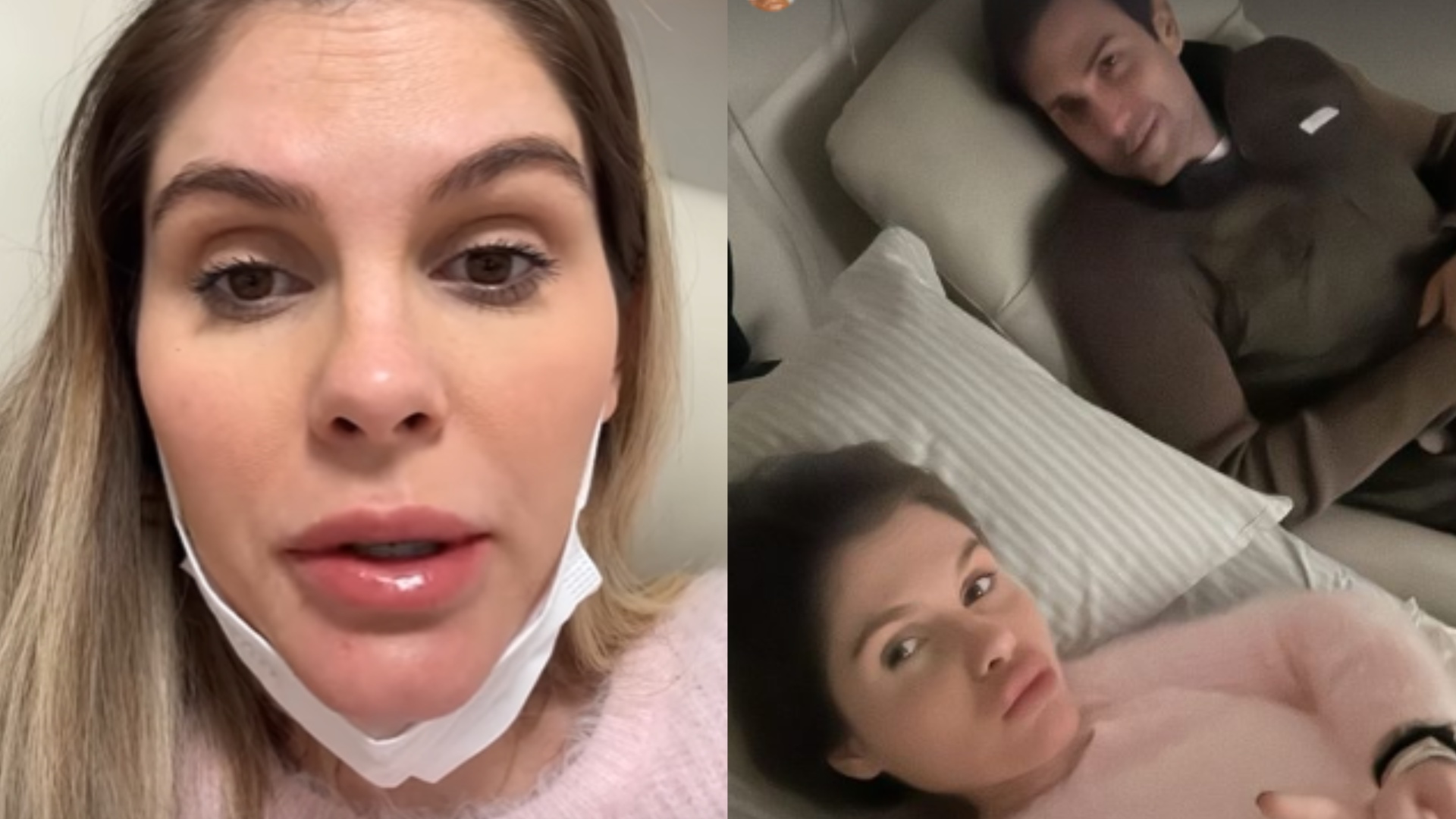 Grávida de gêmeos, Bárbara Evans vai parar no hospital: ”O negócio está triste”