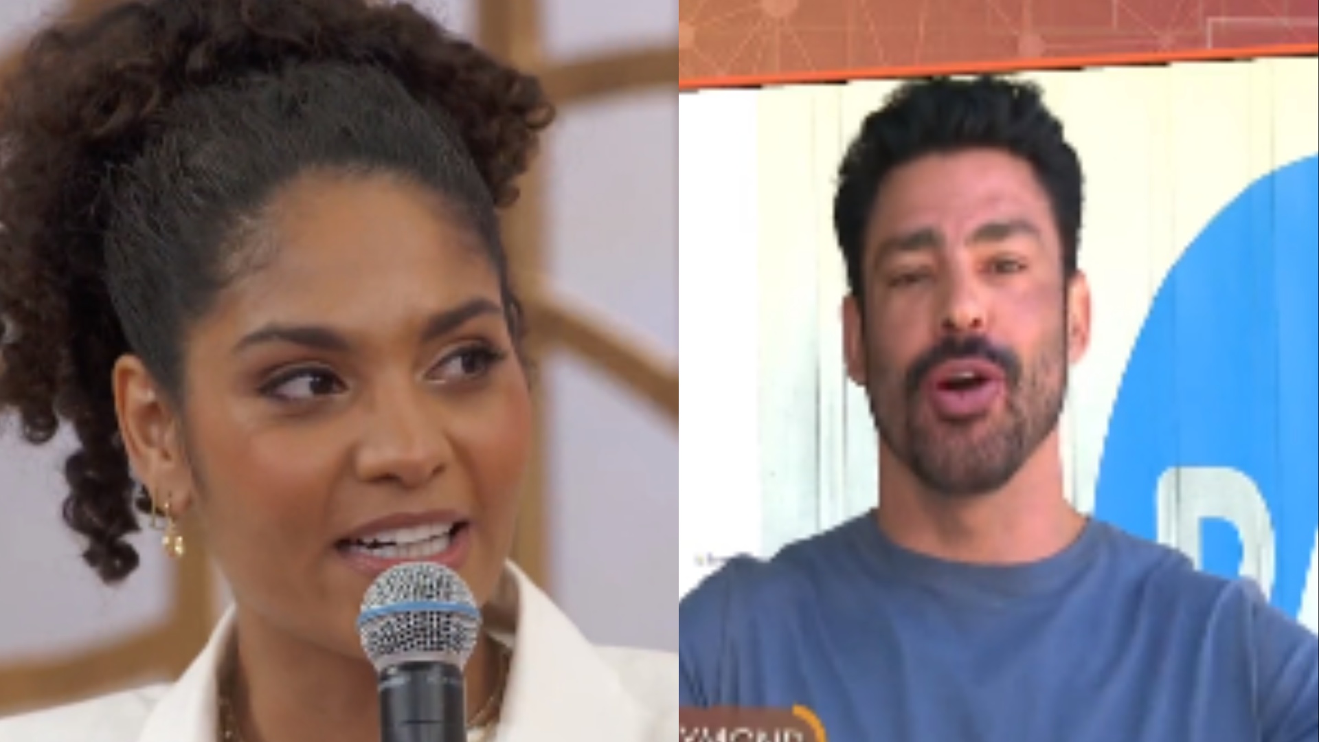 Barbara Reis ganha declaração do parceiro em ‘Terra e Paixão’, Cauã Reymond: ”Amiga querida”