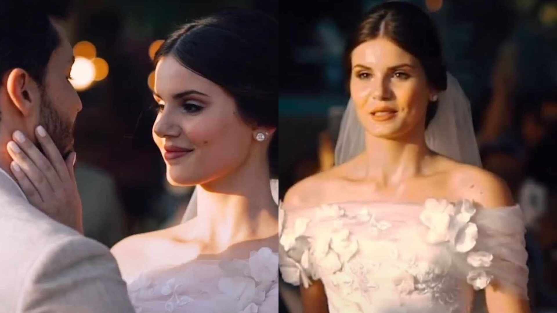 Camila Queiroz relembra casamento luxuoso com Klebber Toledo