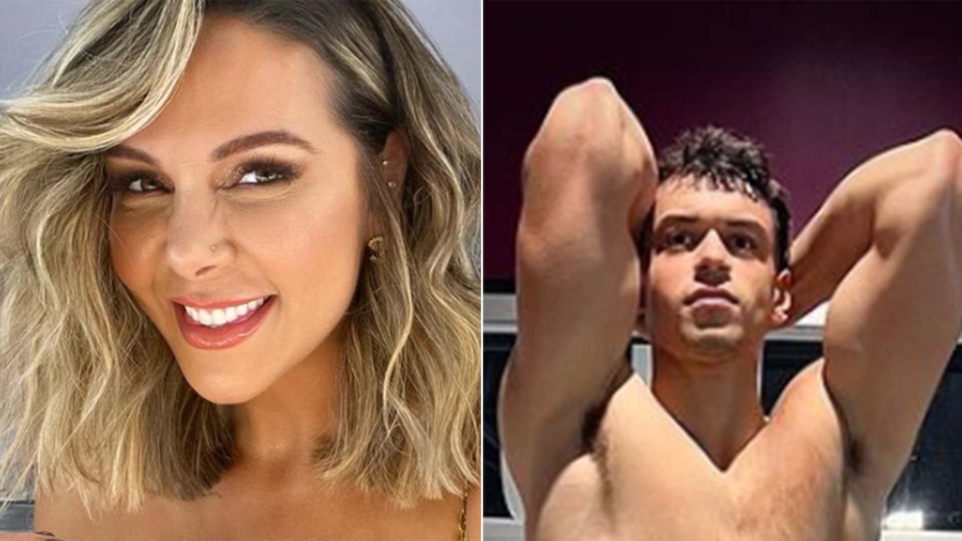 Carla Perez reage ao ver foto do filho exibindo os músculos: ‘Gigante’