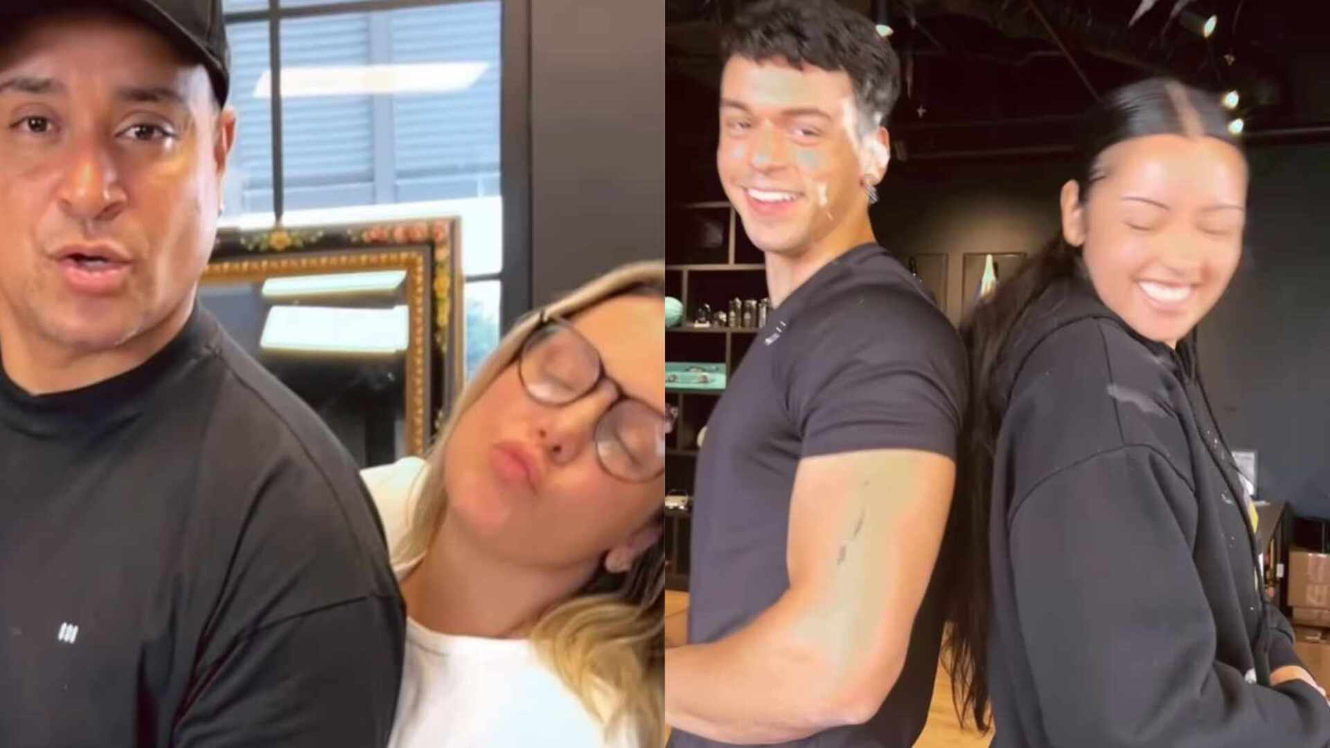 Com os filhos, Carla Perez e Xanddy fazem tatuagens: ”Muito especial”