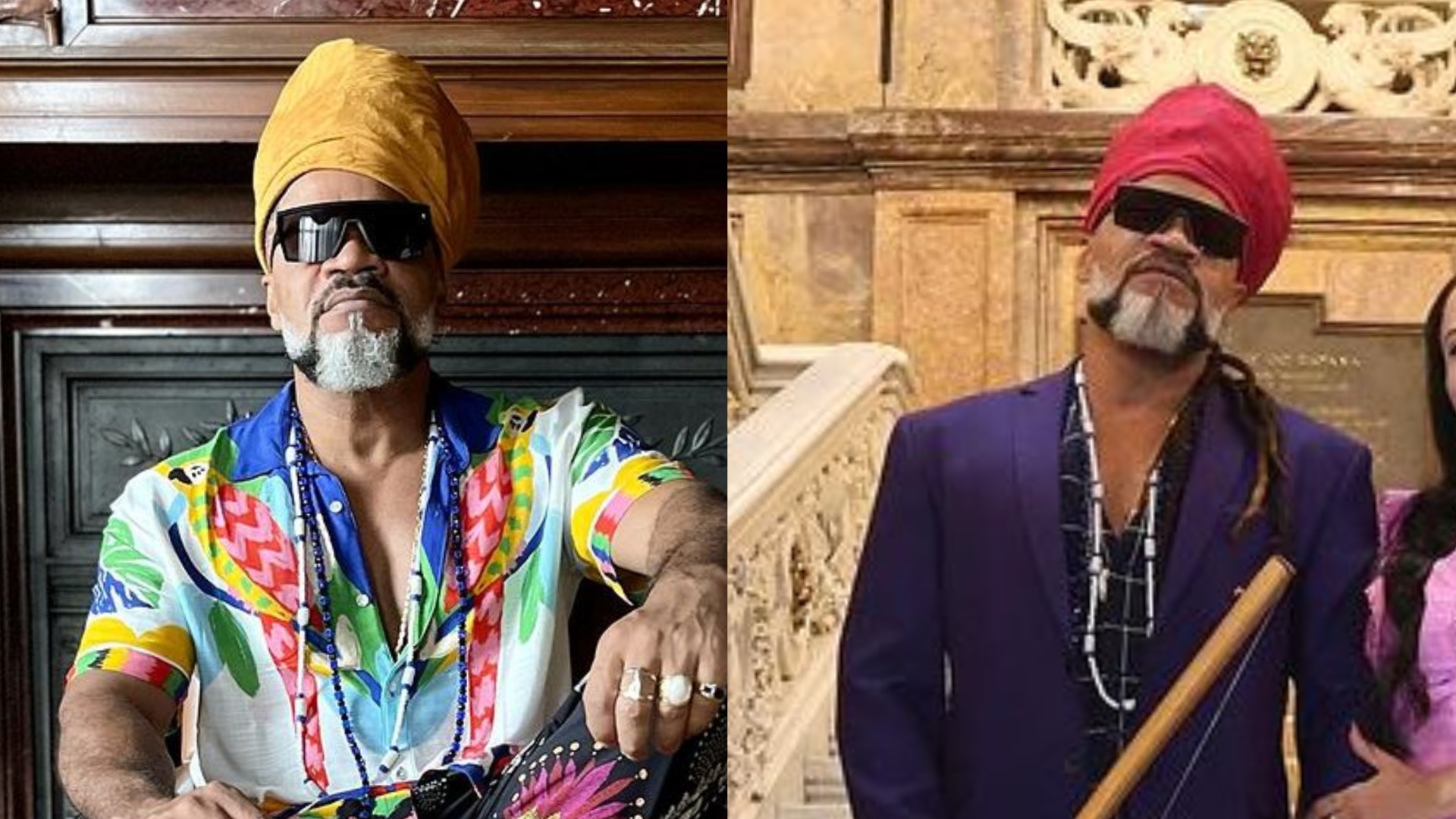 Carlinhos Brown celebra aniversário da esposa: ”Amor que sinto”