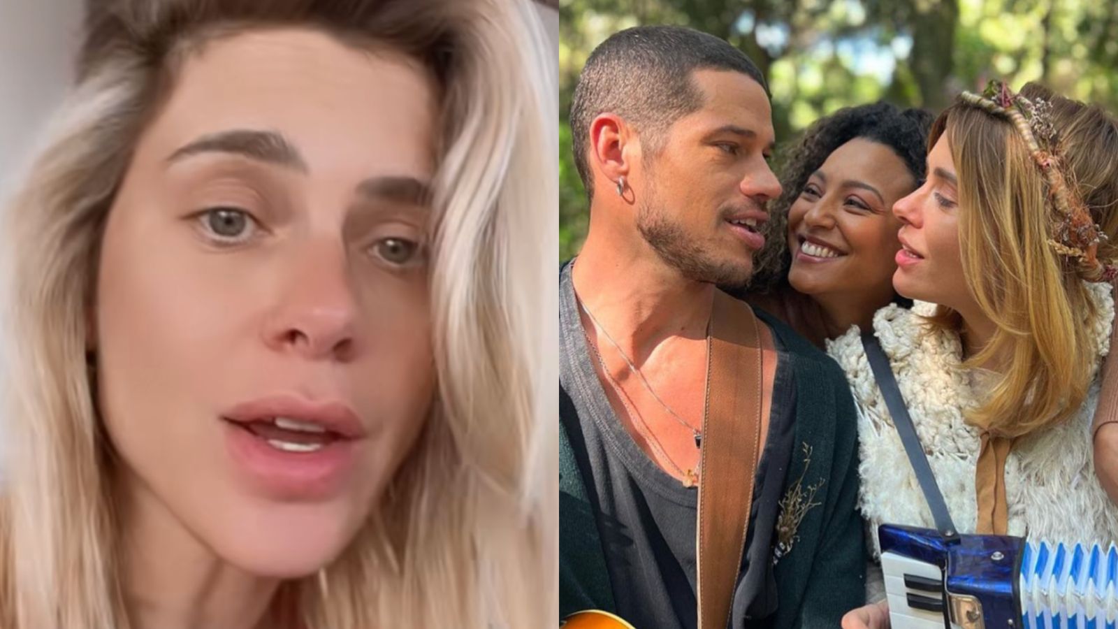 Carolina Dieckmann esclarece polêmica com José Loreto: “Não deu em cima”