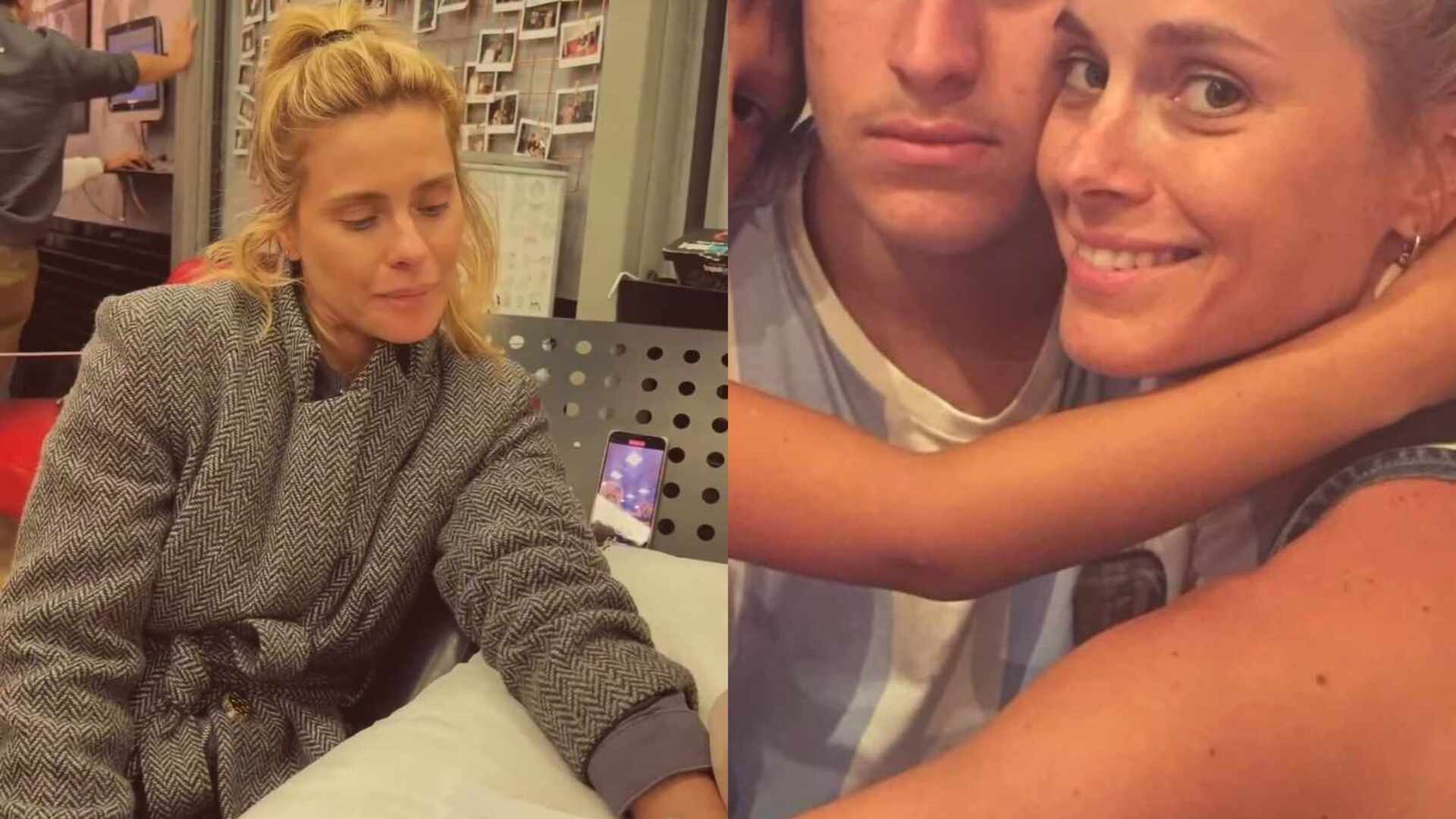 Após primogênito, Carolina Dieckmann faz tatuagem para o caçula: ”Letrinhas deles”