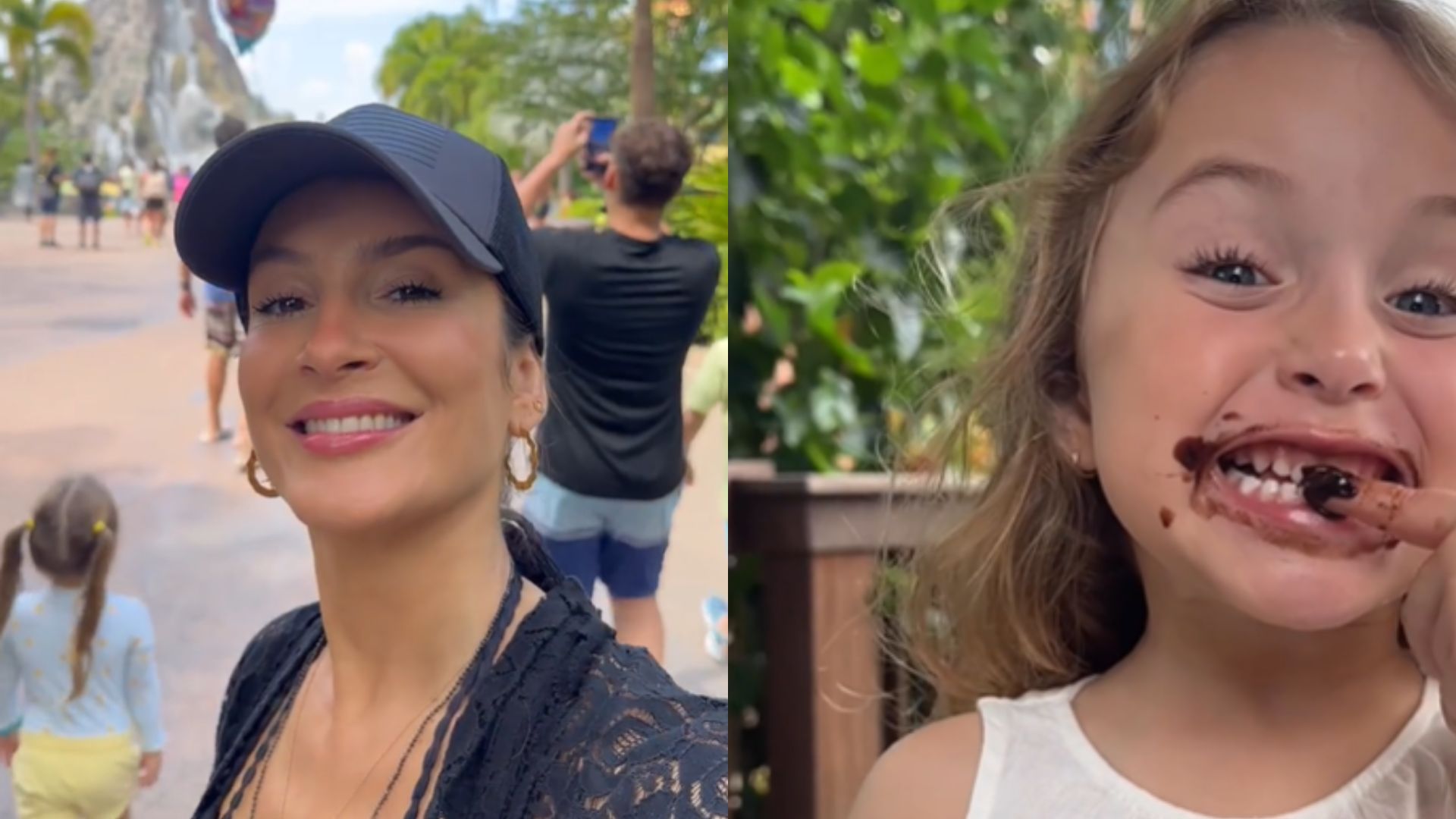 Claudia Leitte se diverte em Orlando na companhia dos filhos: “É massa!”