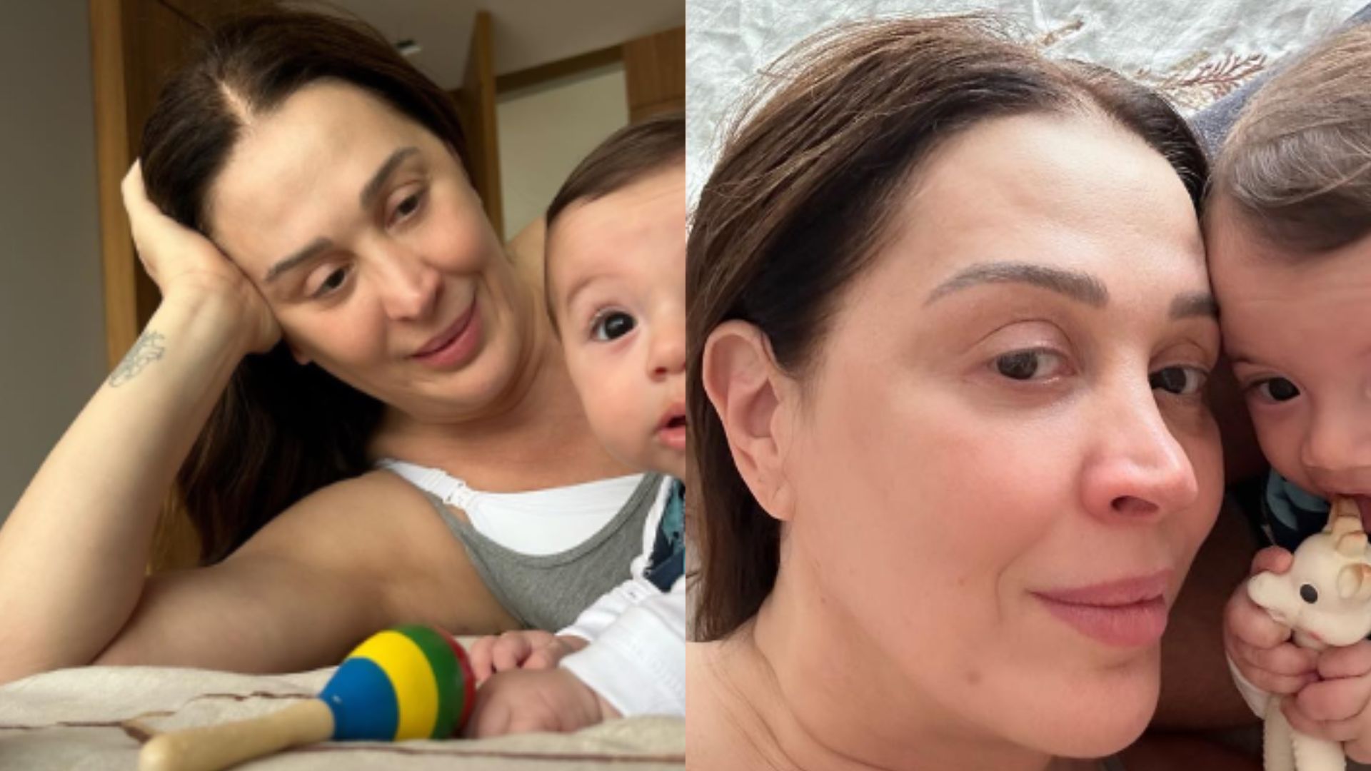 Claudia Raia encanta seguidores com álbum de fotos do filho caçula