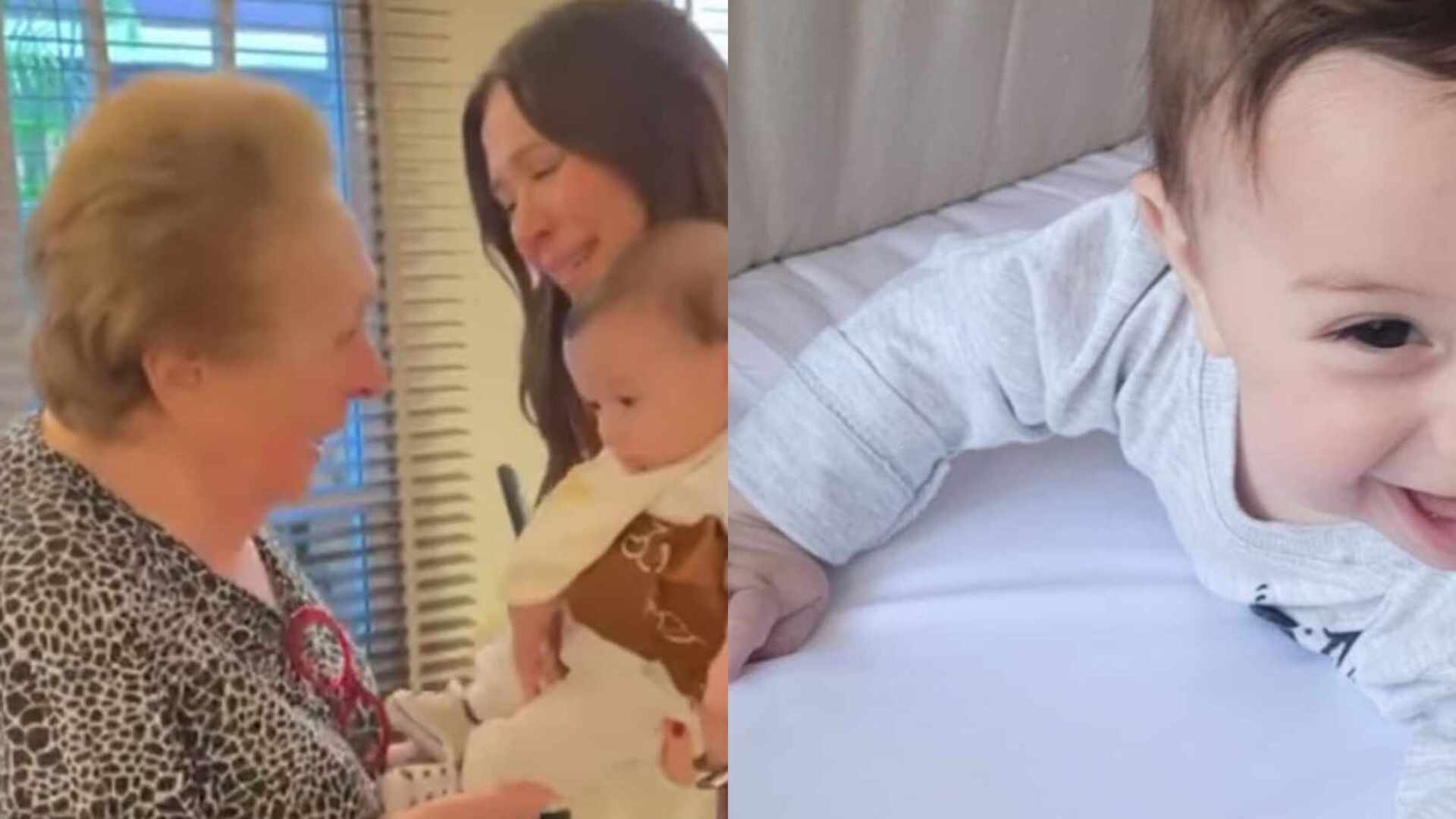 Após morte de amiga, Claudia Raia mostra consolo do caçula: ”Confortar”