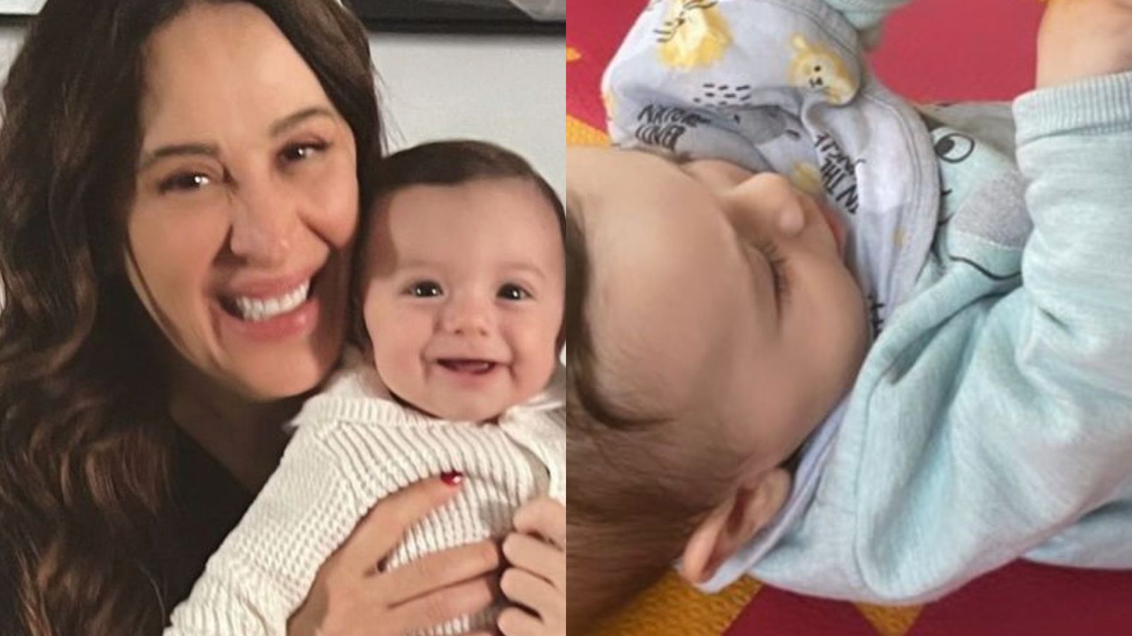 Claudia Raia mostra o filho caçula em academia especial para bebês: ‘Turminha’