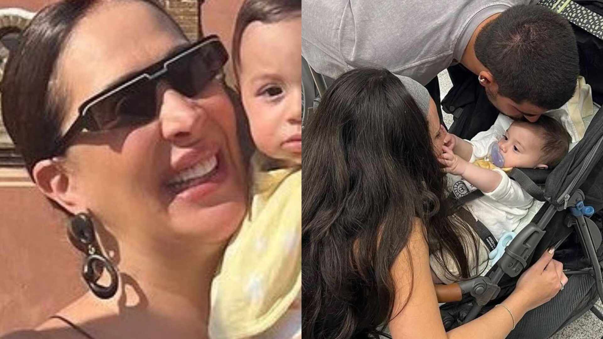 Claudia Raia encanta com fotos de fim de viagem com os filhos