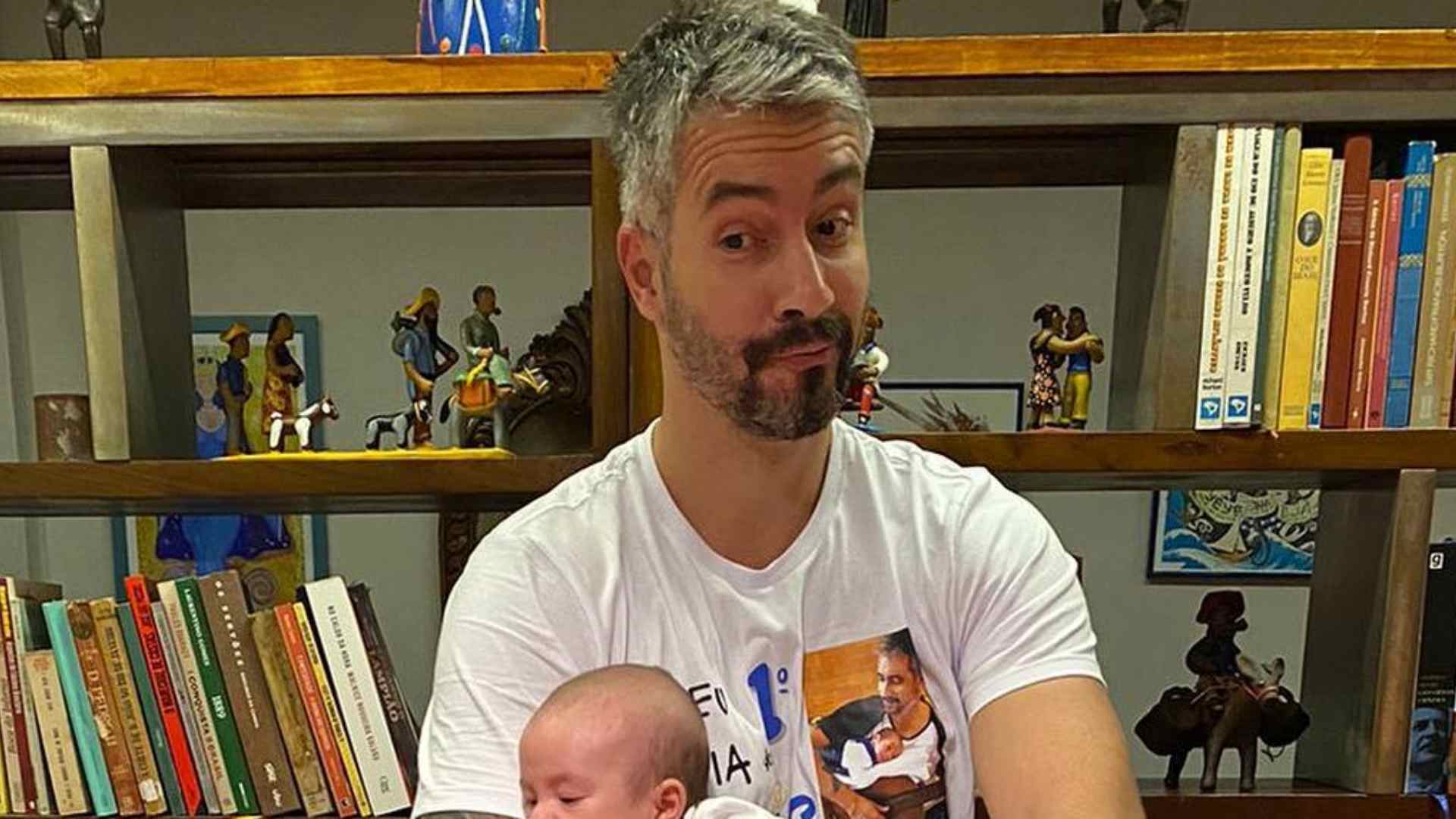 Danilo Vieira, repórter da Globo, posta clique encantador do filho: “Fofo”