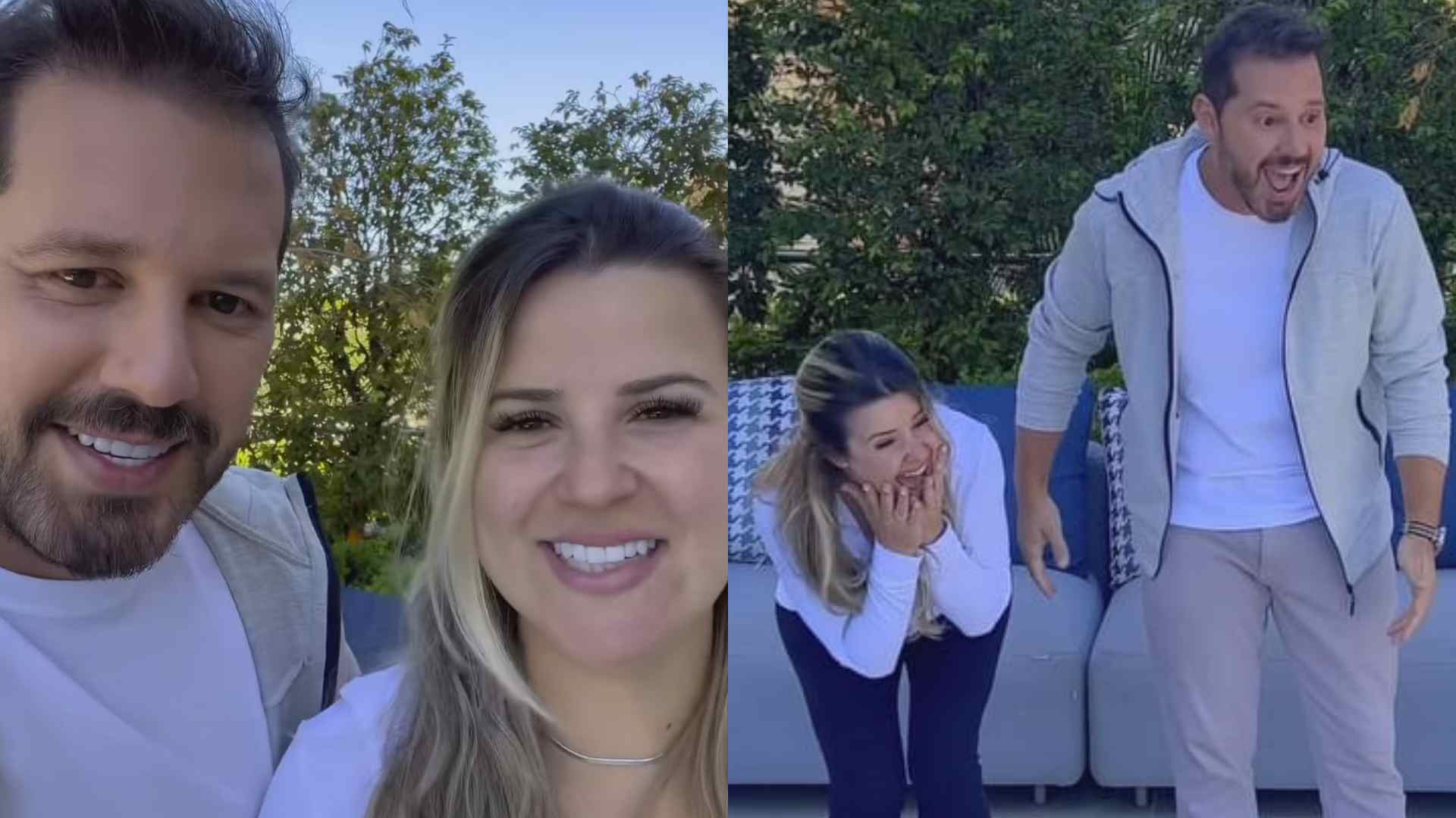 Dony De Nuccio revela sexo e nome do segundo filho com Larissa Laibida