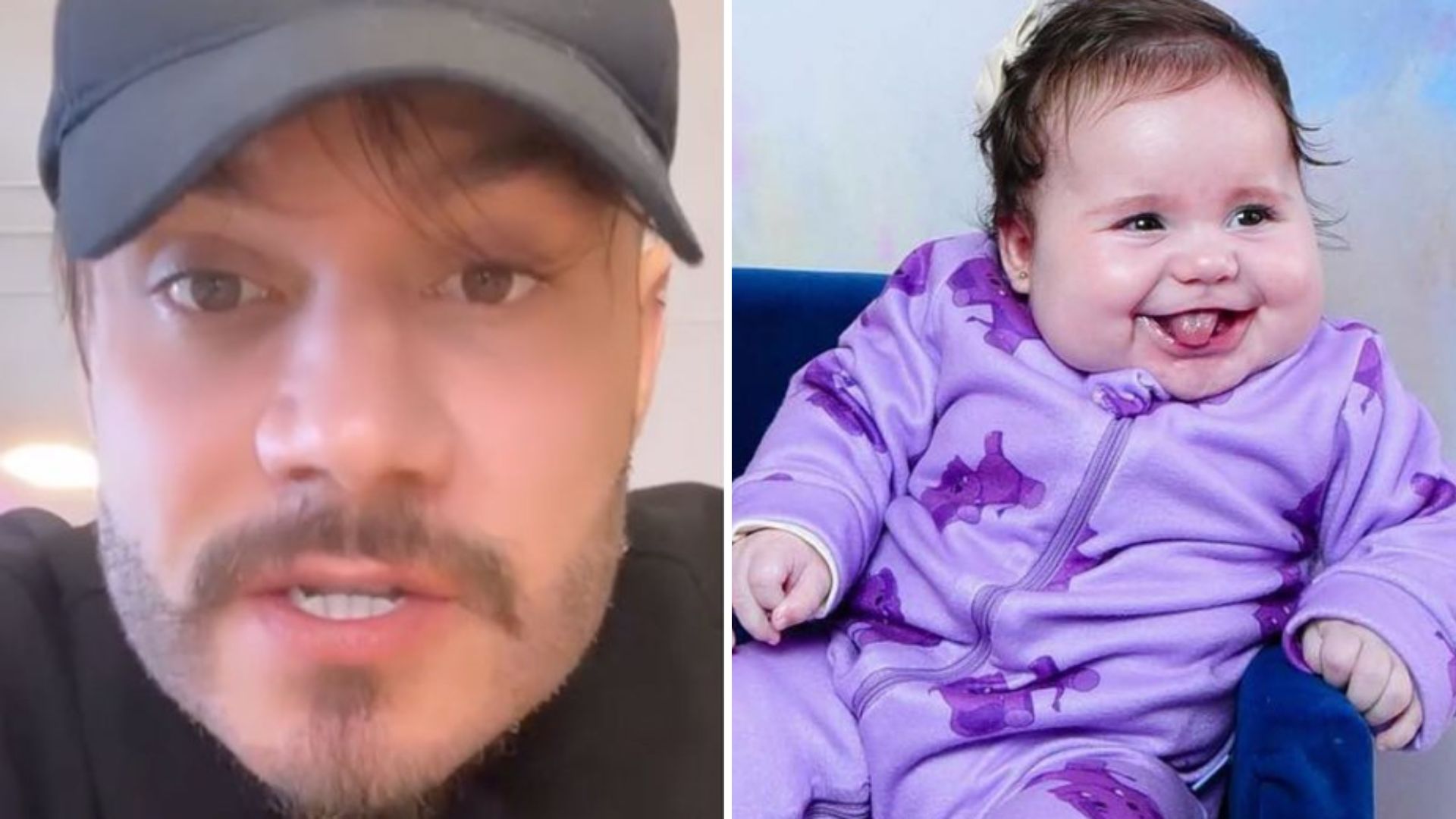 Eliezer se revolta com críticas ao peso da filha, Lua: “Ela é um bebê”