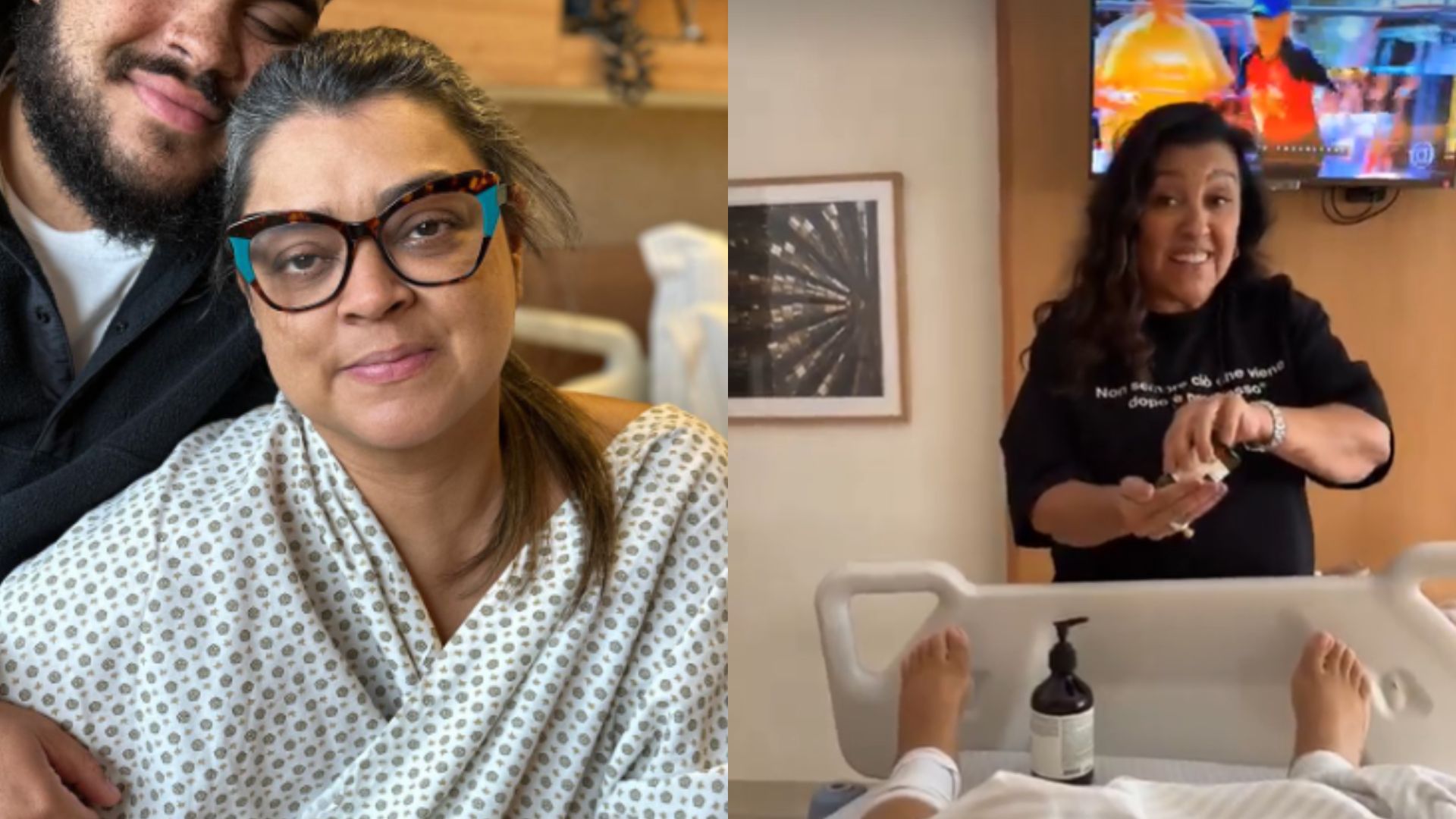 Em recuperação, Preta Gil recebe visita de Regina Casé no hospital: “Que amor”