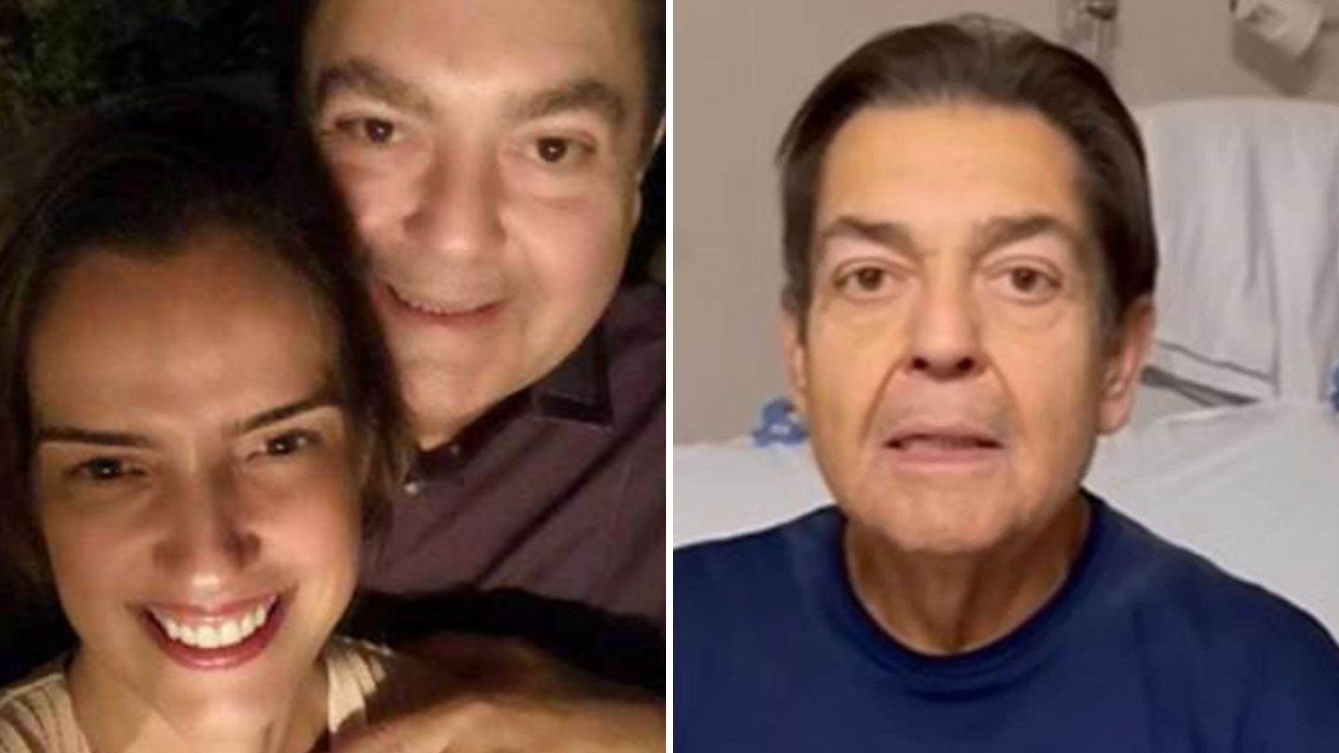 Novas informações: esposa de Faustão atualiza estado de saúde do apresentador