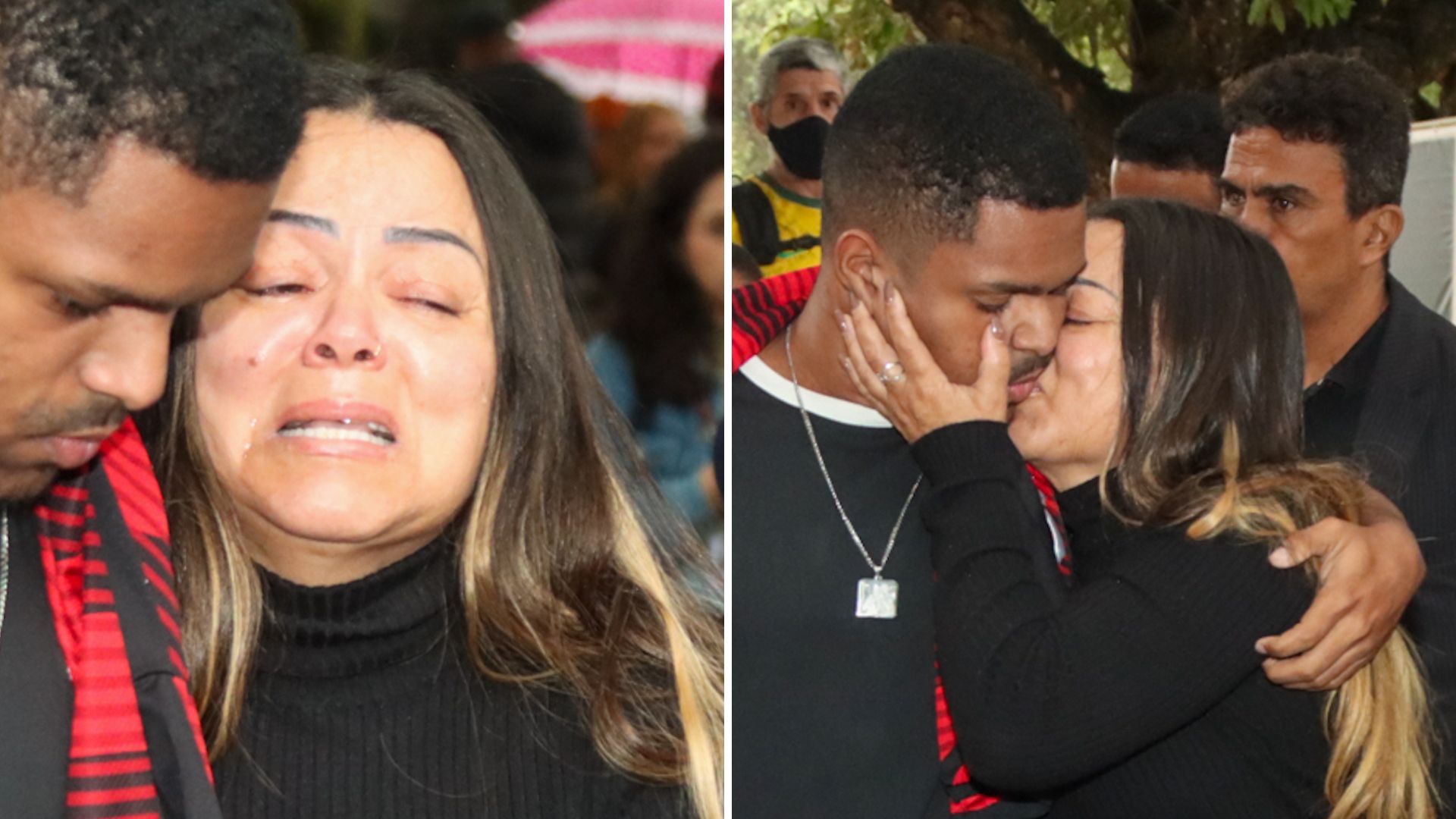 Devastada: drama da ex-mulher de MC Marcinho em velório comove fãs