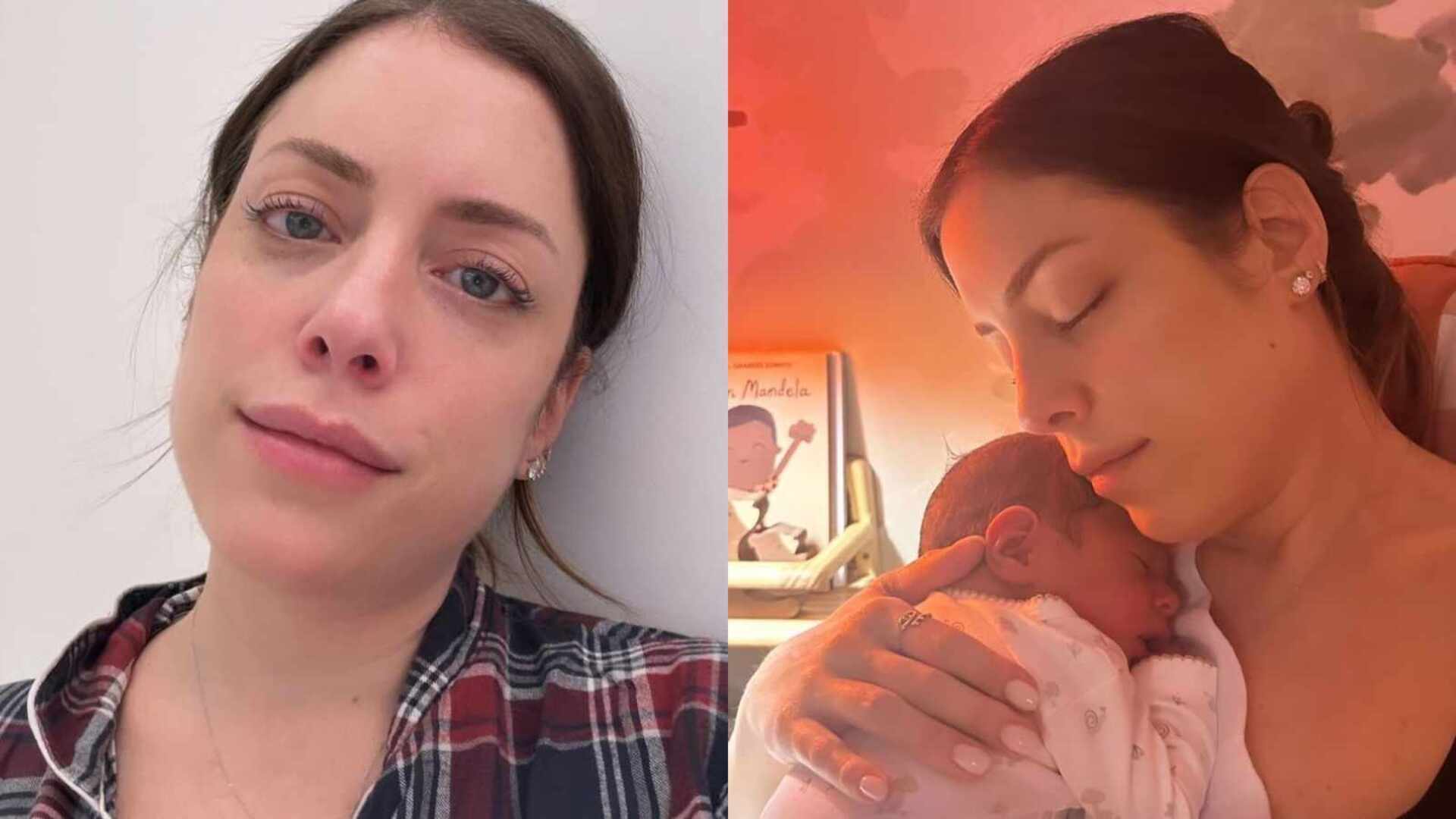 Fabiana Justus desabafa após nascimento do filho: ”Tensos”