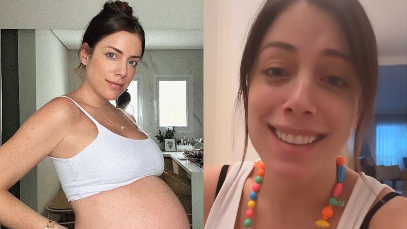 Grávida, Fabiana Justus impressiona ao exibir barrigão explodindo: ‘Chega de forninho’