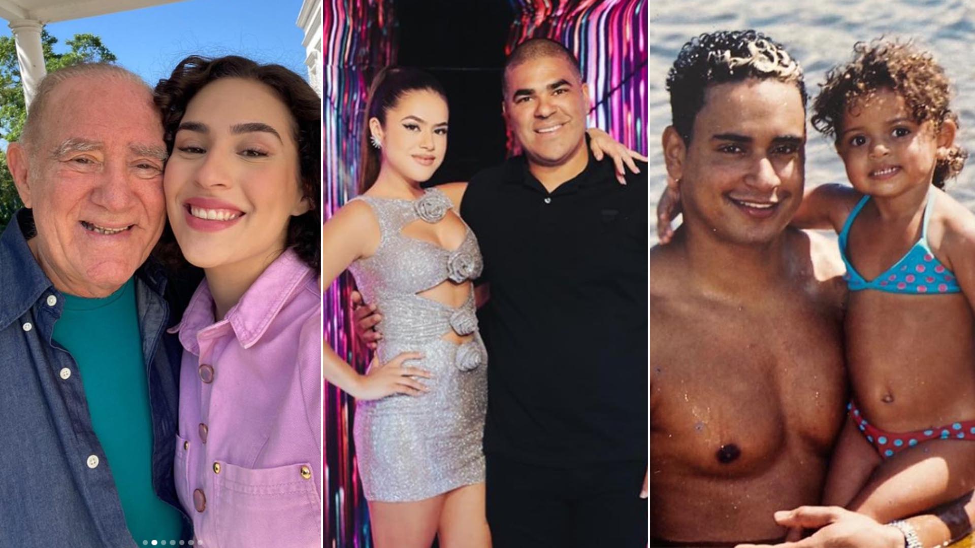 Veja as homenagens dos famosos no Dia dos Pais