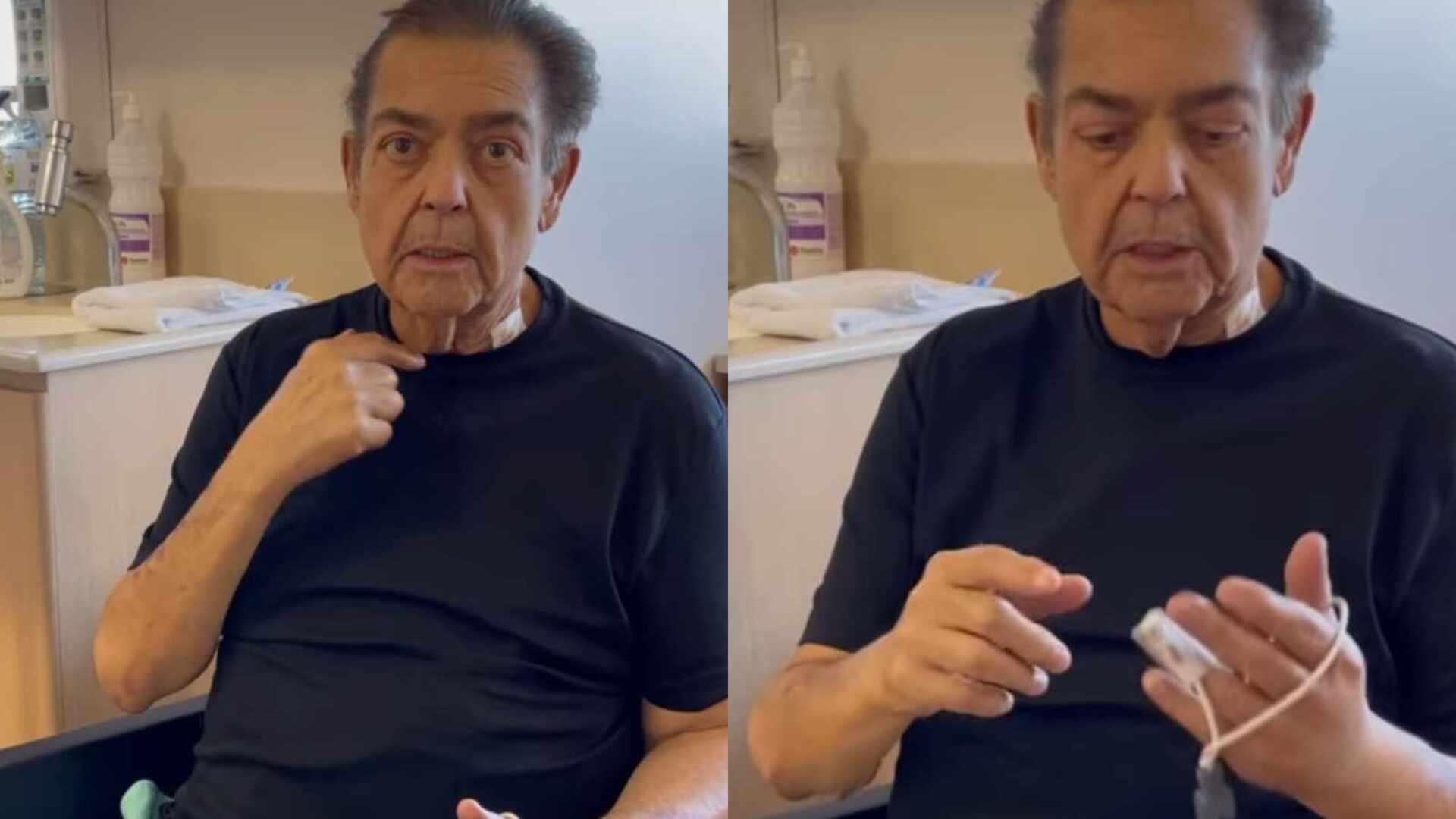 Faustão faz primeira aparição após transplante e emociona: ”Eternamente grato”