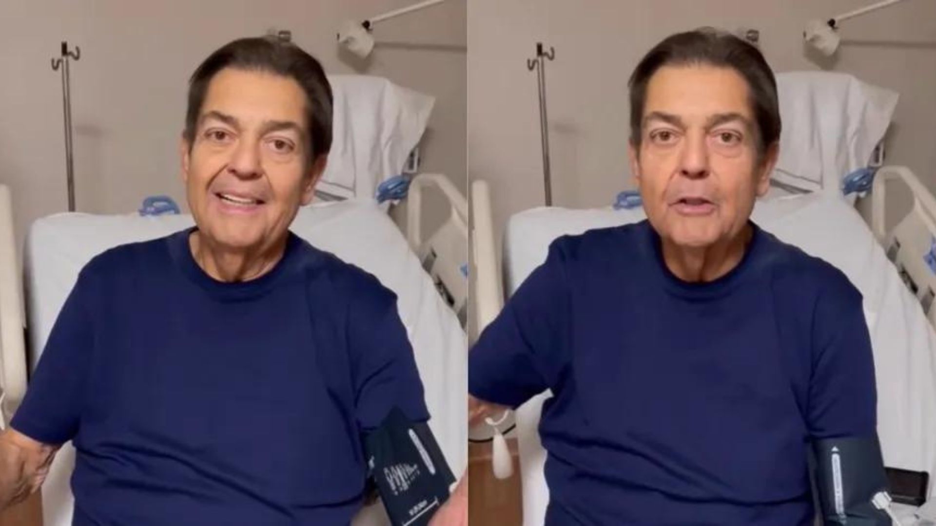 Faustão se pronuncia pela primeira vez direto do hospital: “Sinto meu coração mais forte”