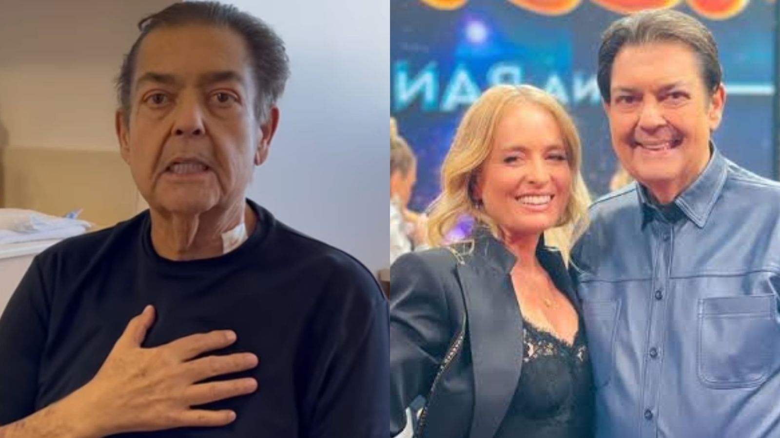 Angélica, Adriane Galisteu, Celso Portiolli e outros famosos celebram recuperação de Faustão
