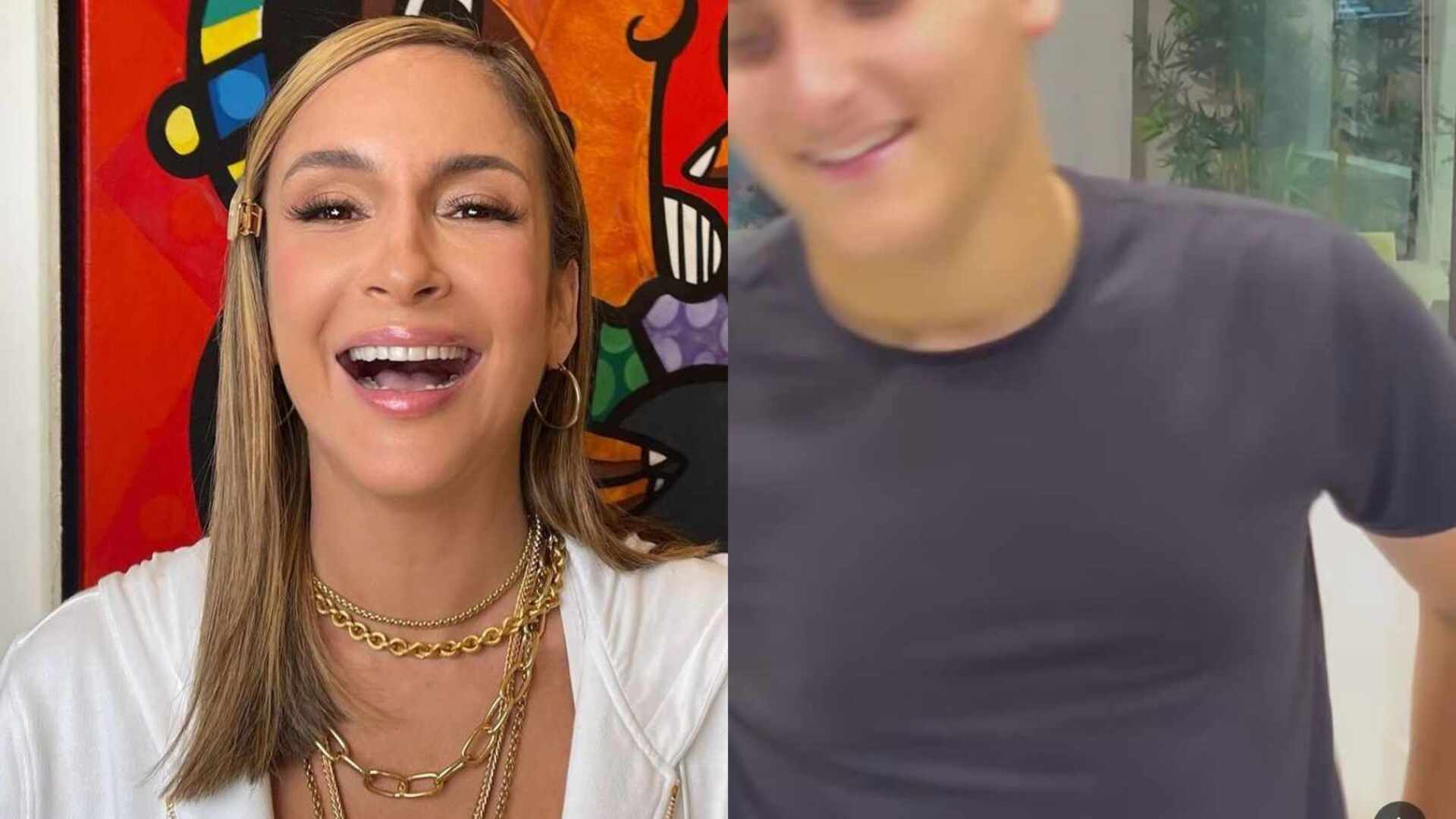 Cresceu! Filho de Claudia Leitte surge gigante cozinhando para a família