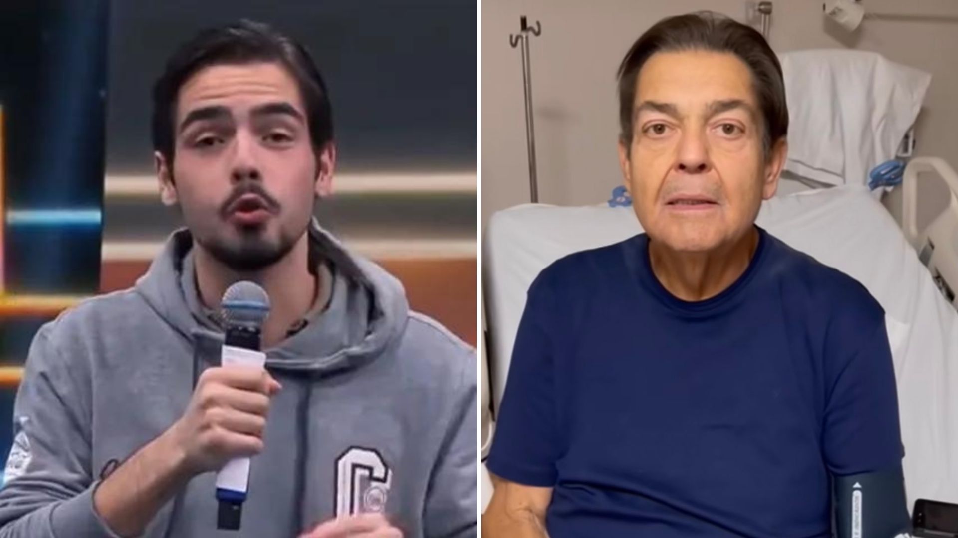 Filho de Faustão traz novos detalhes após piora do pai: “Passei a noite com ele”