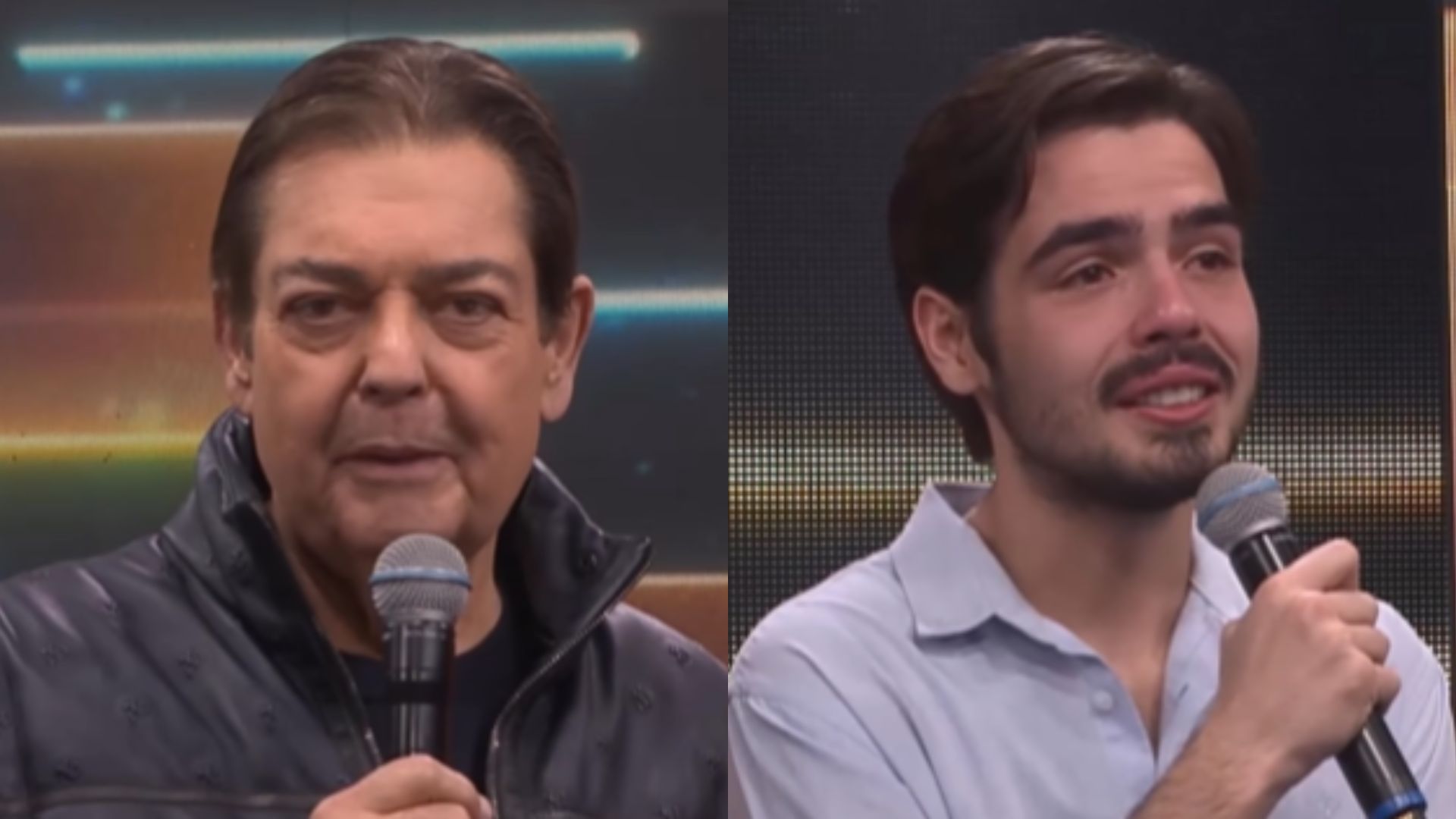 Filhos de Faustão fazem homenagem emocionante ao pai em despedida da Band