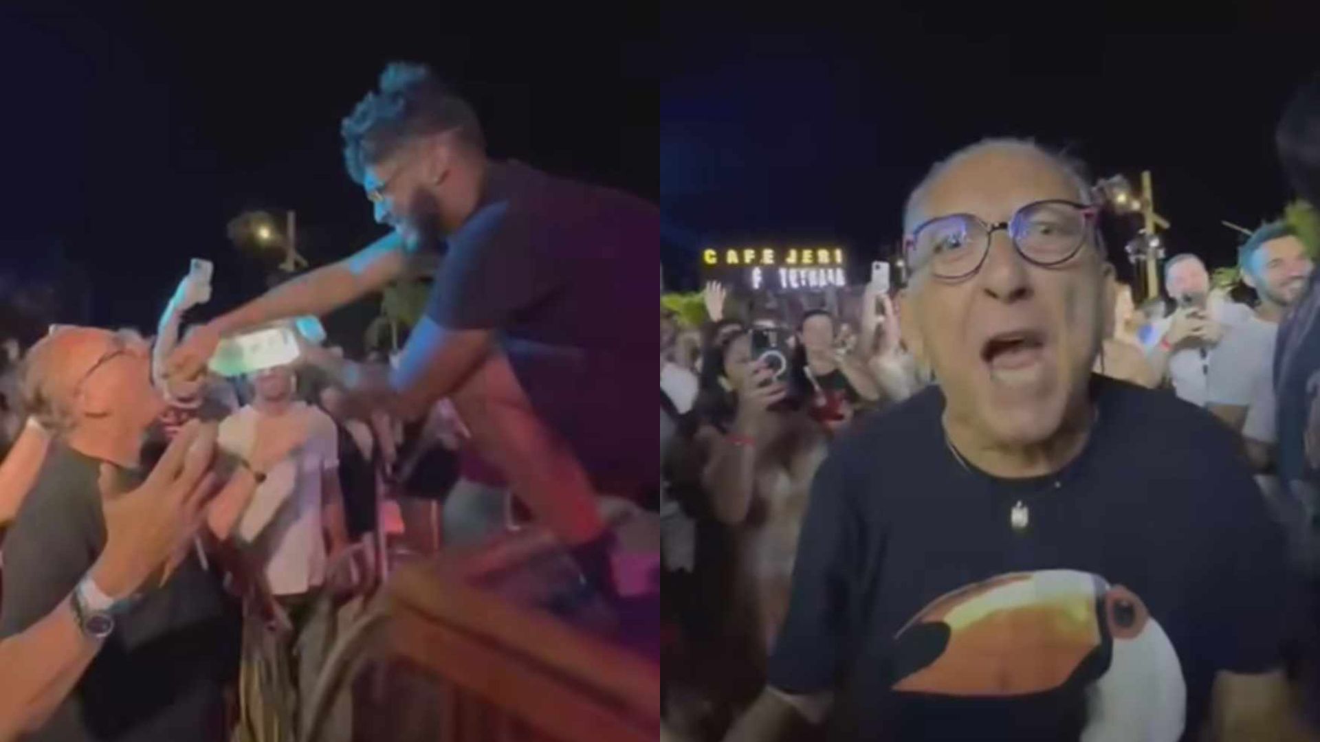 Galvão Bueno se solta em balada e viraliza na web: “Jeri enlouqueceu!”