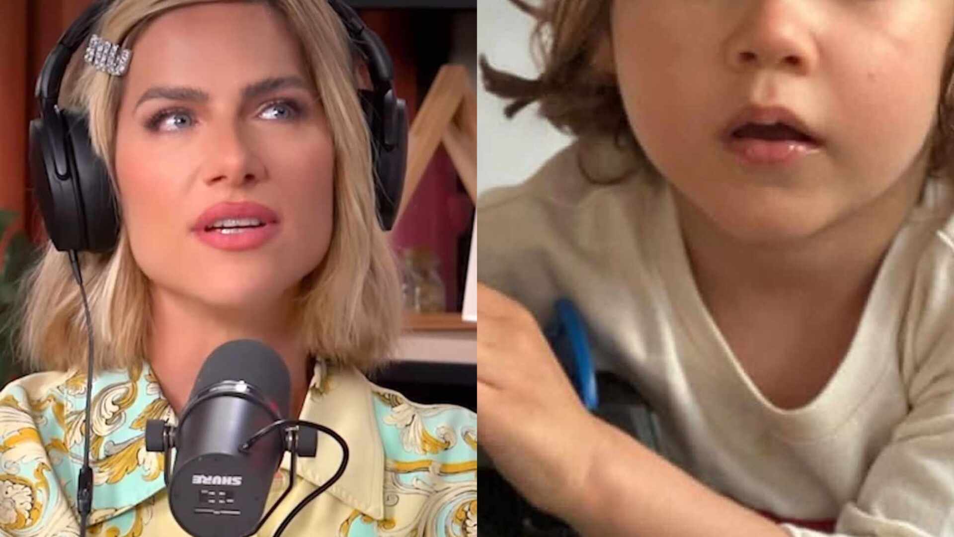 Giovanna Ewbank revela preocupação com o filho caçula: ”Não fica mais sem”
