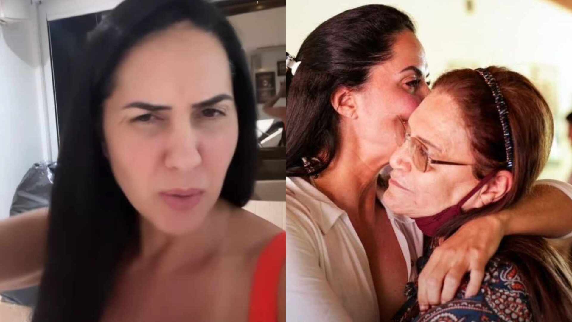 Graciele Lacerda manda recado para a sogra: ‘Está em festa’