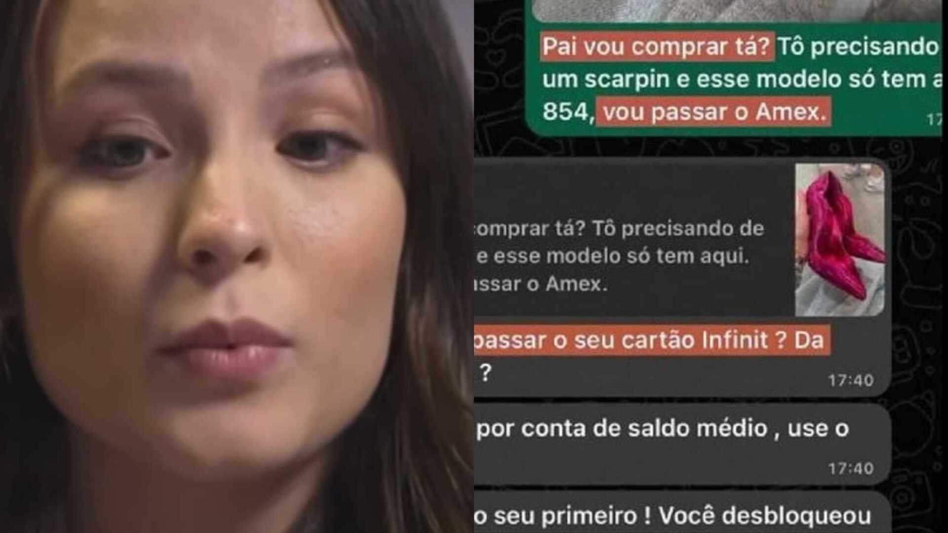 Larissa Manoela prova que tinha que pedir permissão para fazer compras