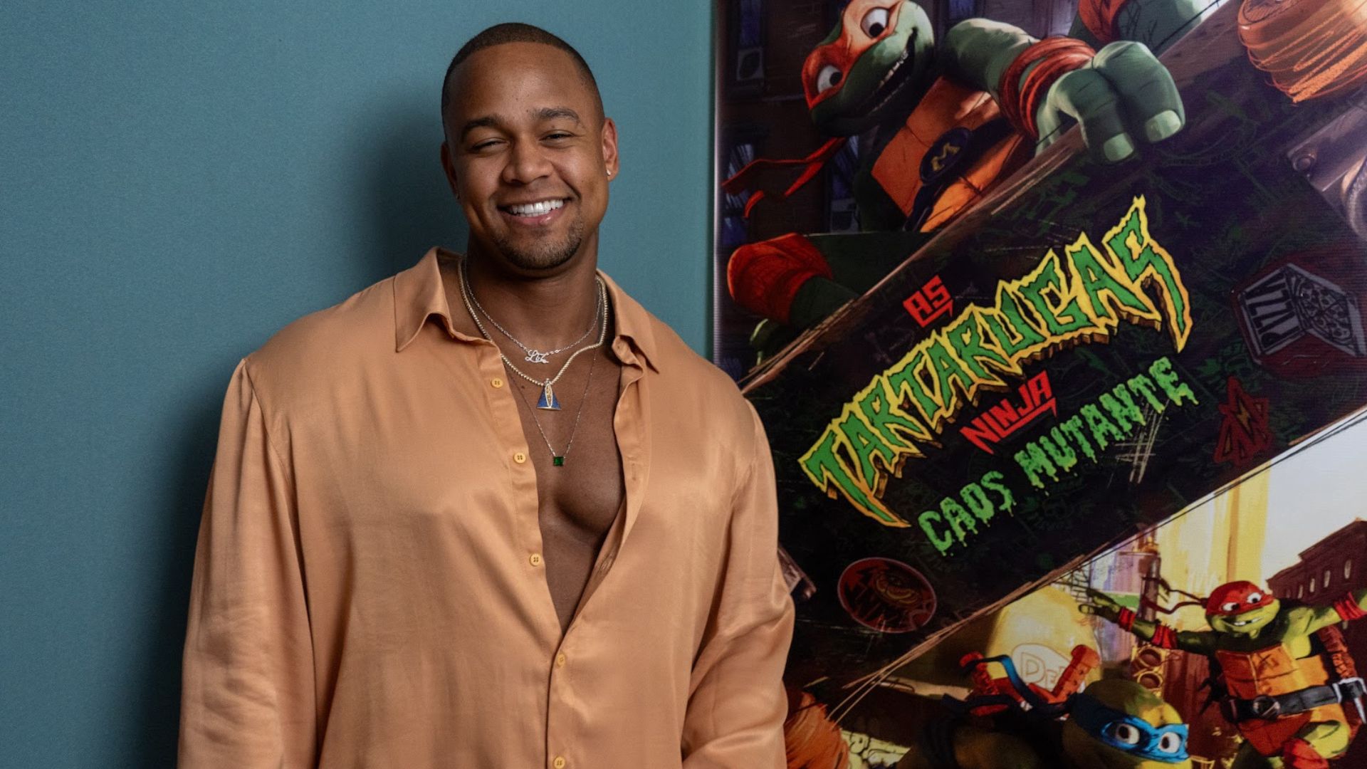 Léo Santana estreia nos cinemas com As Tartarugas Ninja e revela desafio: ‘Não usei minha voz’