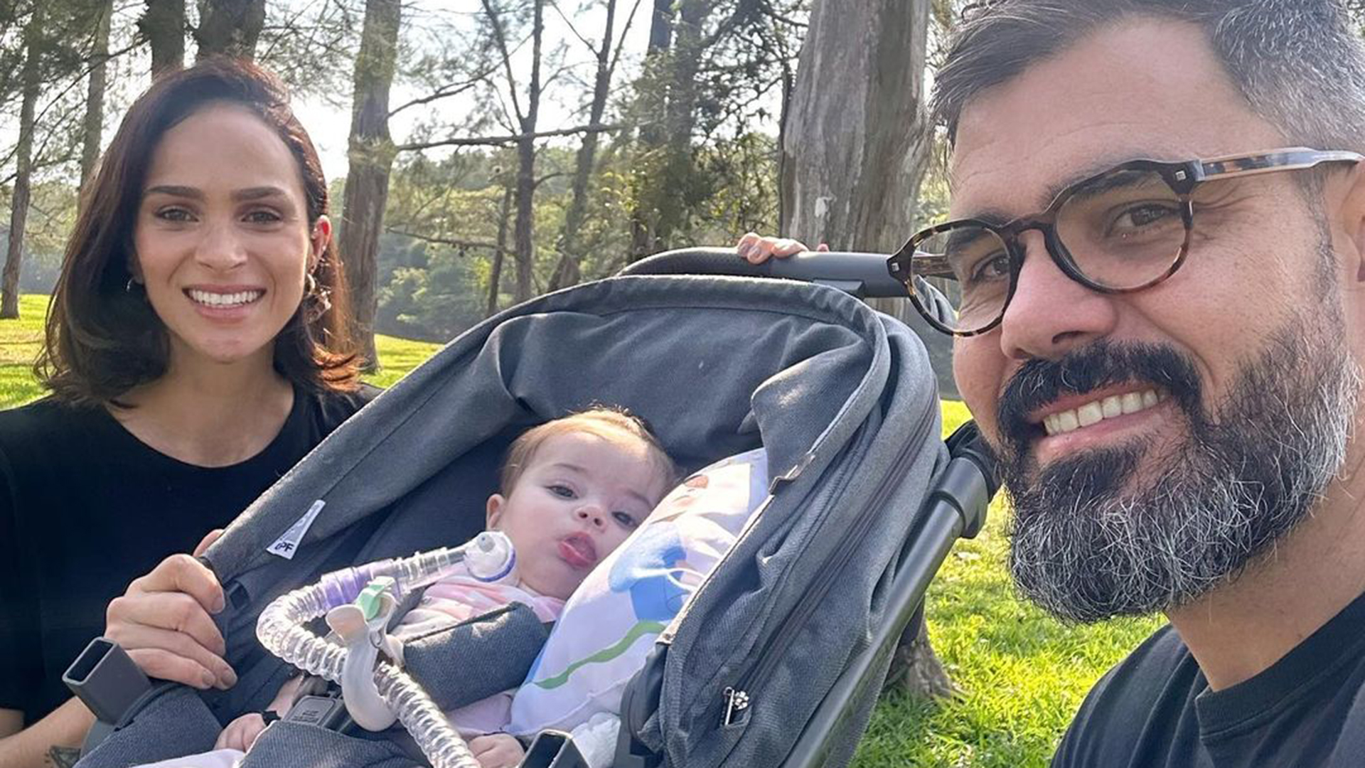 Esposa de Juliano Cazarré revela susto com a filha: ‘Poderia ter morrido’