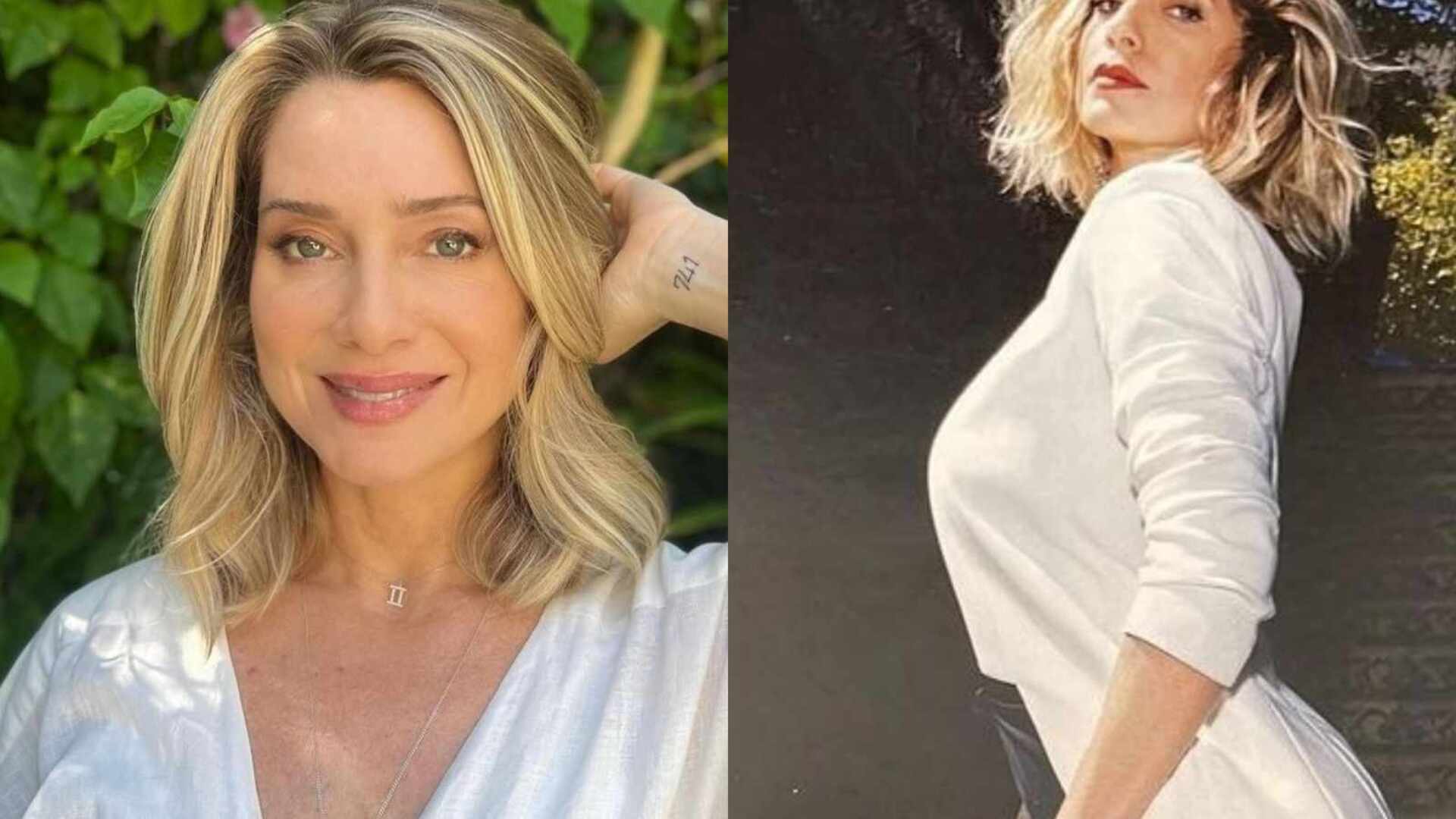 Leticia Spiller resgata foto ousada de quando tinha 40 anos: ”Mulherão”