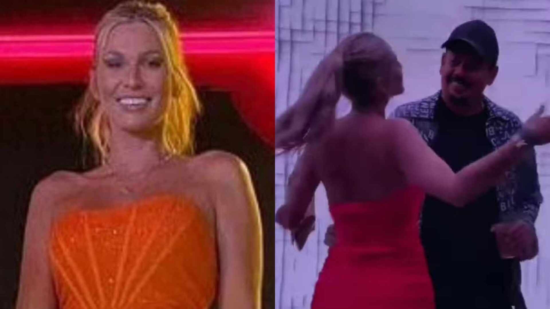 De look micro, Lívia Andrade curte noitada com o namorado em Ibiza
