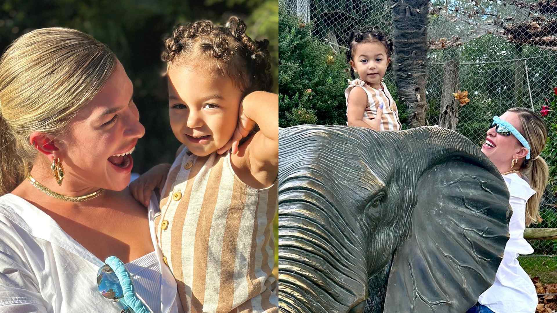 Filha de Lore Improta esbanja fofura em passeio no zoológico: “Colecionando memórias”