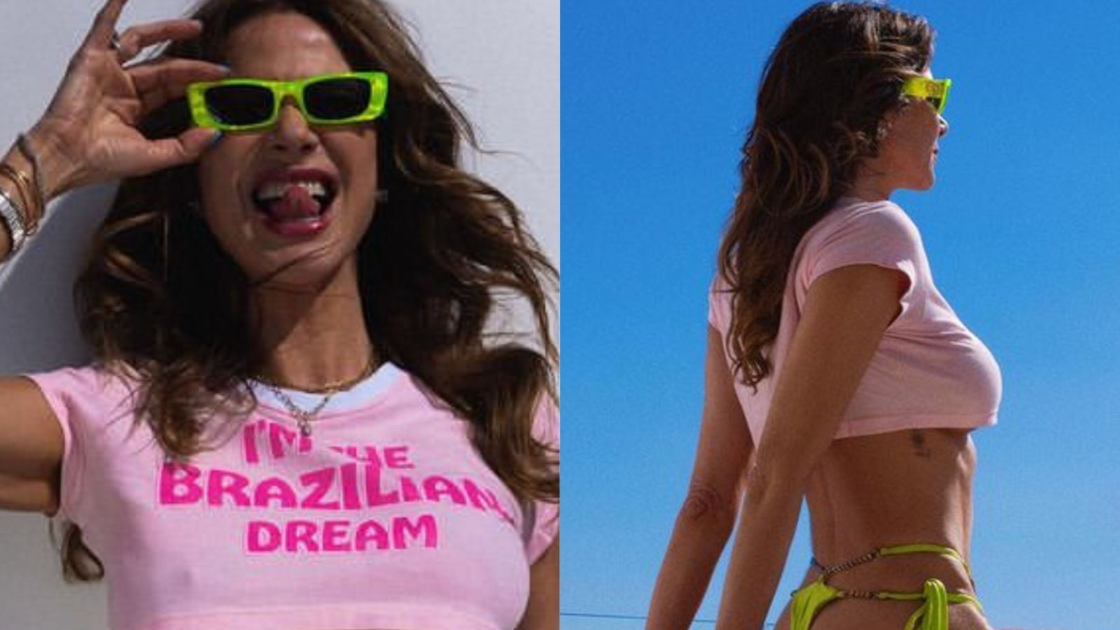 Na Grécia, Luciana Gimenez esbanja beleza e manda recado: ‘Sou o sonho brasileiro’