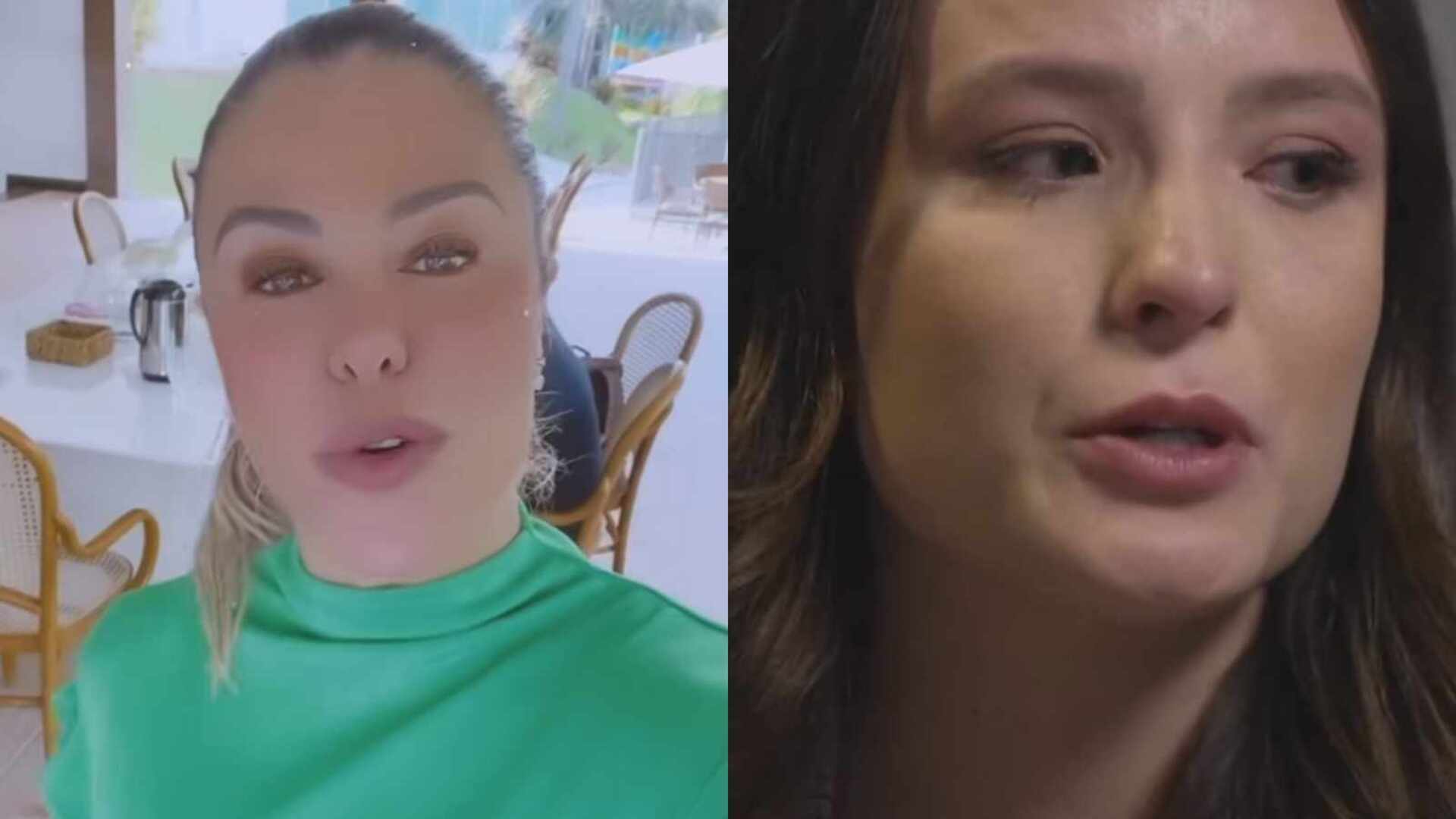 Ao ver caso de Larissa Manoela, Poliana Rocha faz revelação sobre Zé Felipe: ”Saí de cena”