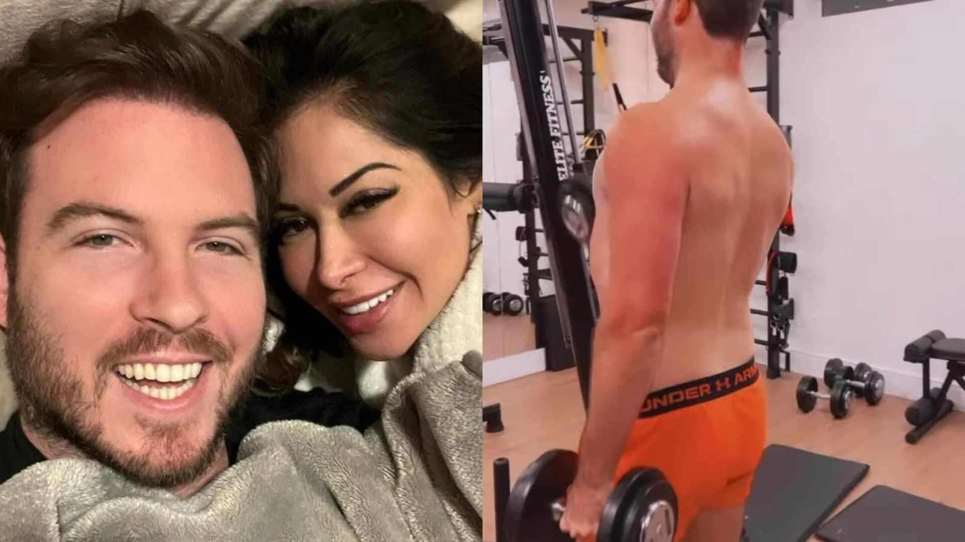 Maíra Cardi grava o noivo treinando e look duvidoso chama a atenção