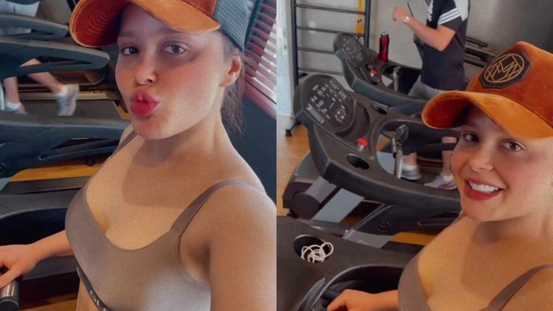 Maraisa exibe barriga negativa ao treinar com o namorado