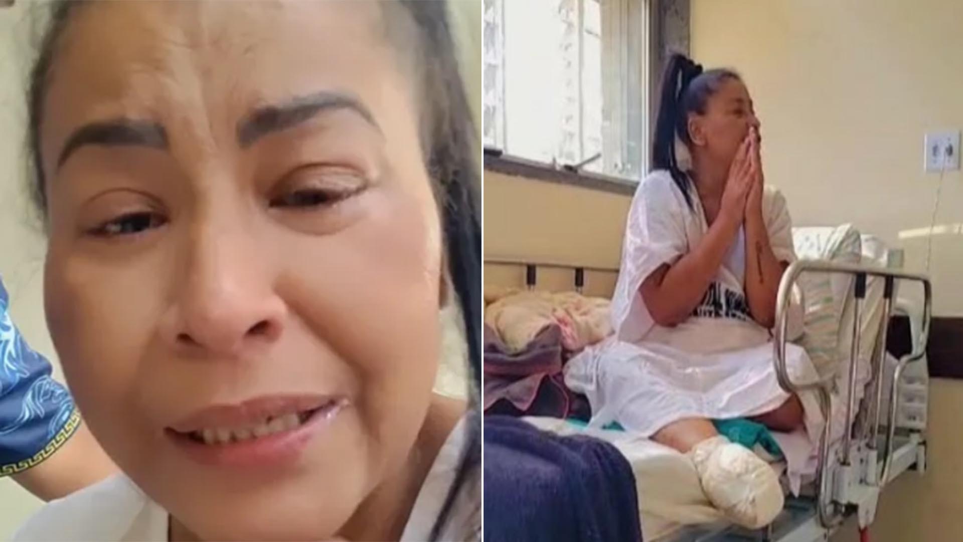 Após amputar o pé, MC Katia corre o risco de perder parte da perna