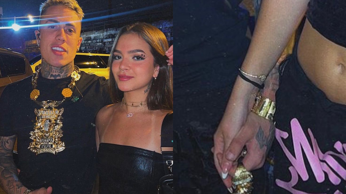 Depois de reatar namoro, Mel Maia posta fotos ao lado de MC Daniel e se declara