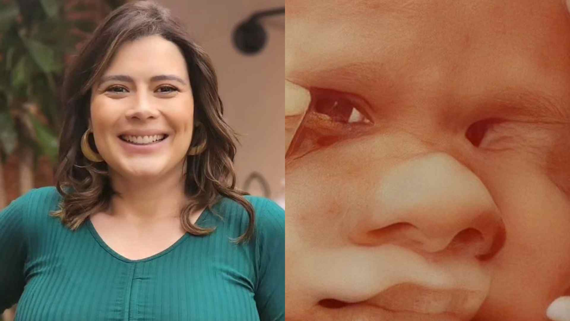 Michelle Loreto se emociona com ultrassom da filha: “Nariz e boca da mamãe”