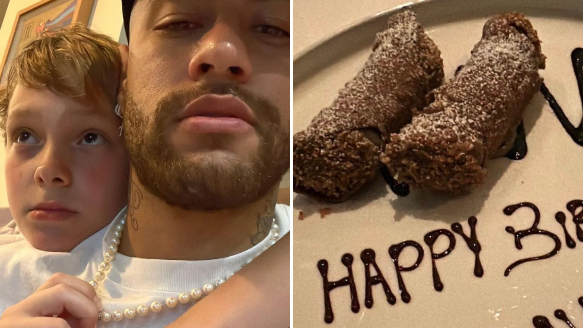 Prato servido no aniversário do filho de Neymar vira chacota nas redes sociais: “Tadinho”