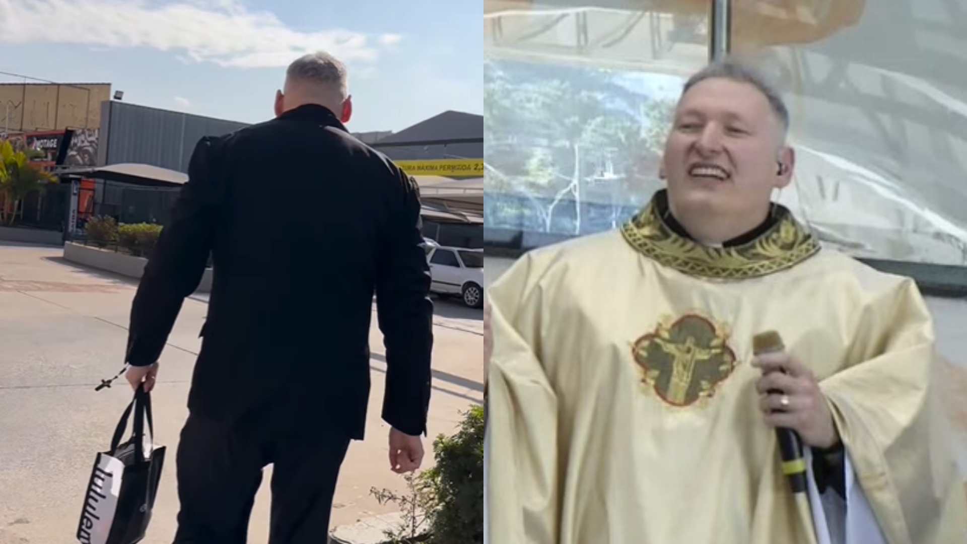 Padre Marcelo Rossi volta a chocar internautas com corpo musculoso: ‘Segurança do segurança’
