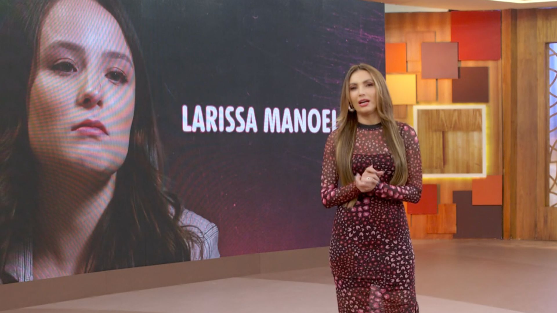 Patrícia Poeta abre o Encontro com desabafo sobre o caso Larissa Manoela: “Dinheiro”