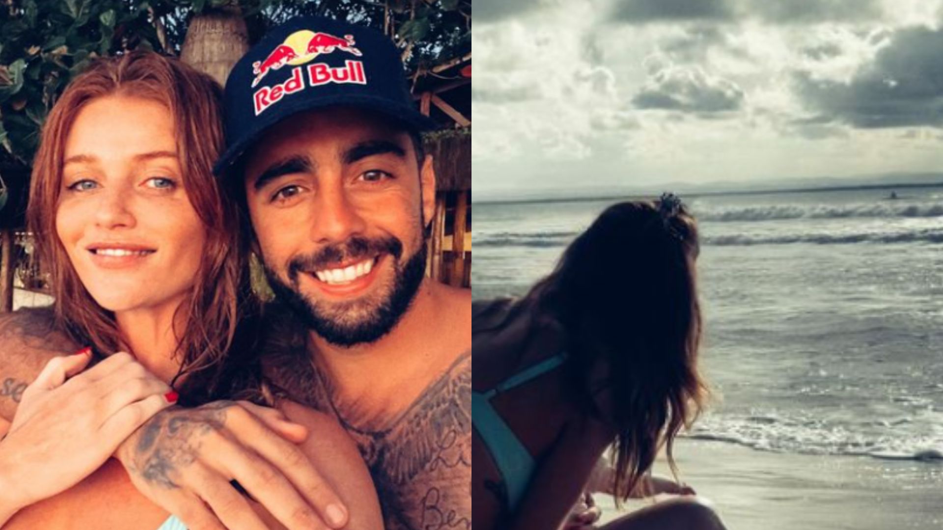 Pedro Scooby e Cintia Dicker aproveitam viagem em família na Bahia