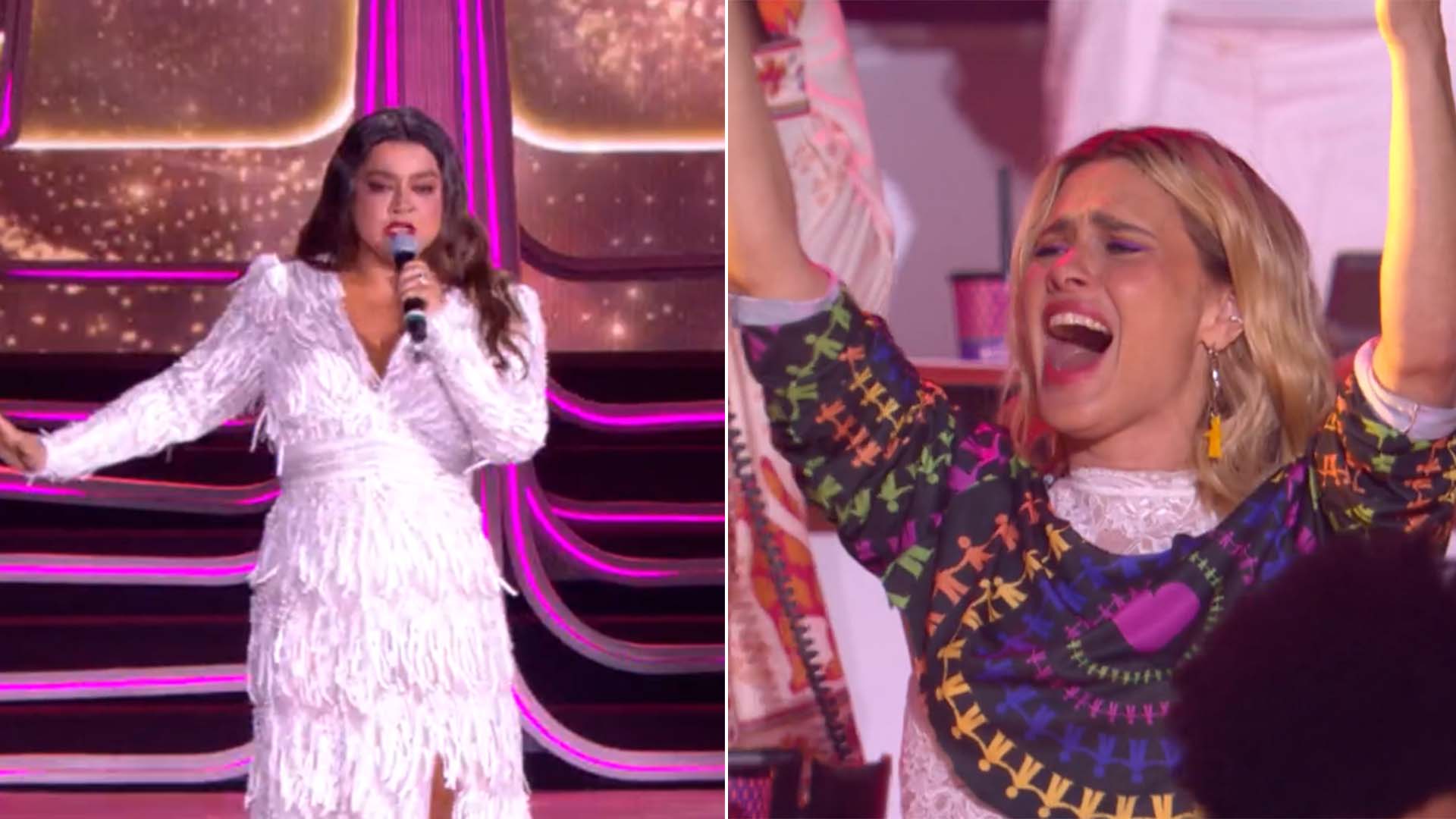 Carolina Dieckmann vibra com show de Preta Gil no Criança Esperança